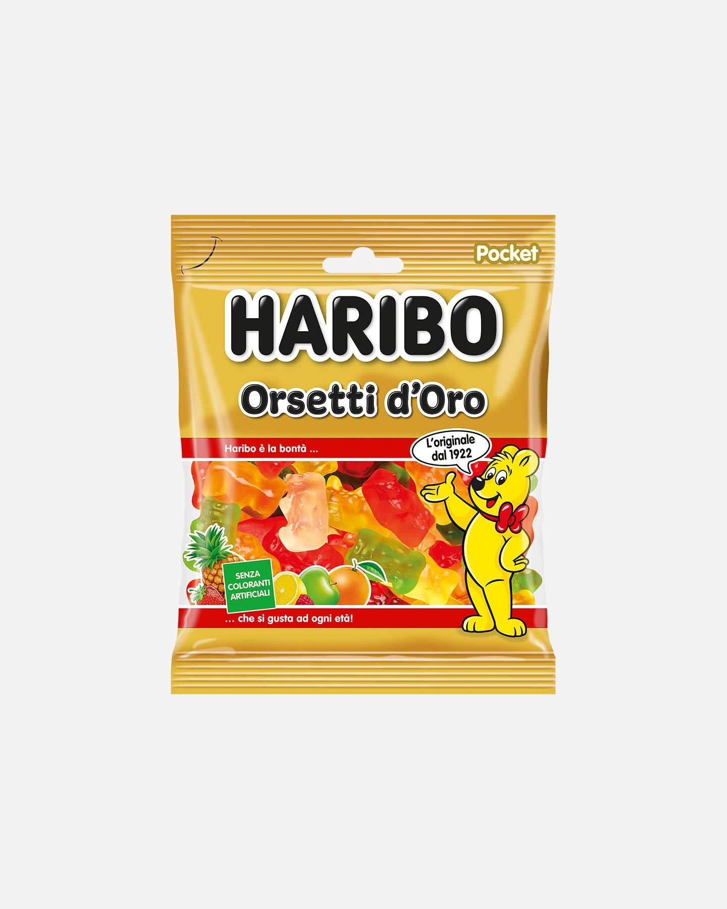 Caramelle HARIBO ORSETTI D'ORO 80 G  - Color mix - 0 | Cisalfa Sport