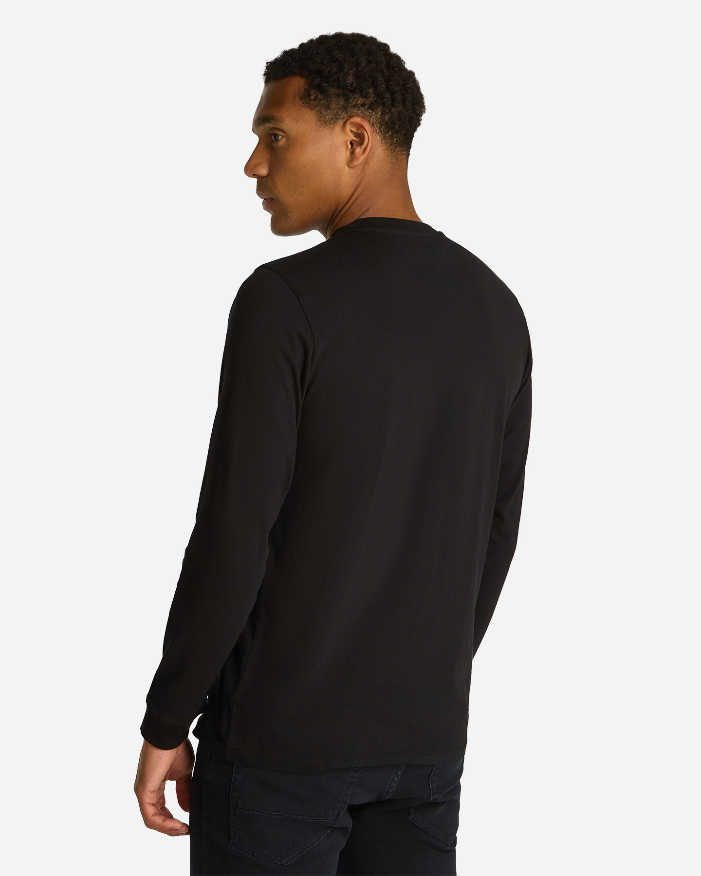 T-shirt TOMMY HILFIGER LINEAR LOGO M - Nero - 3 | Cisalfa Sport