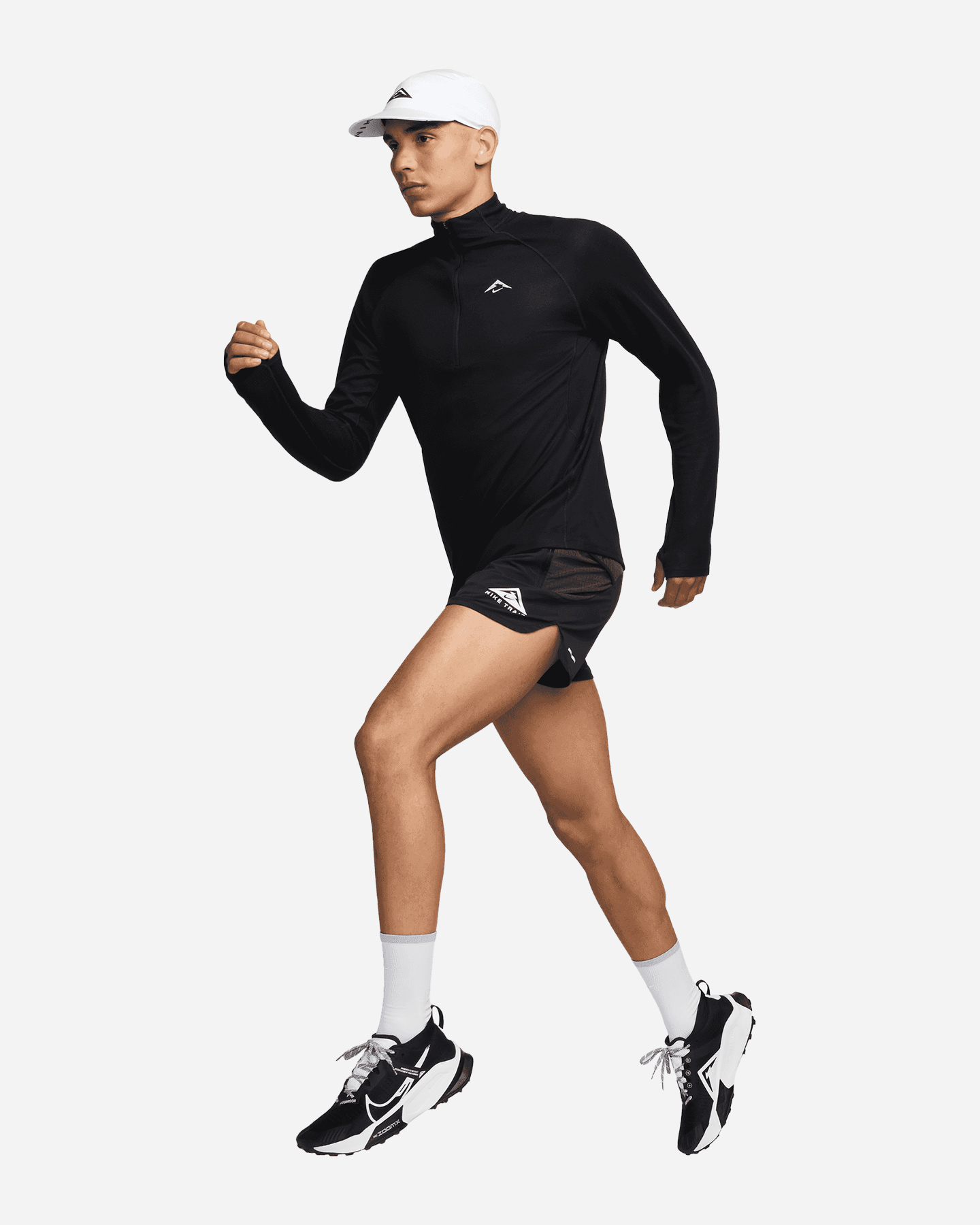Maglia running NIKE TRAIL MIDLAYER LS M - Nero - 2 | Cisalfa Sport