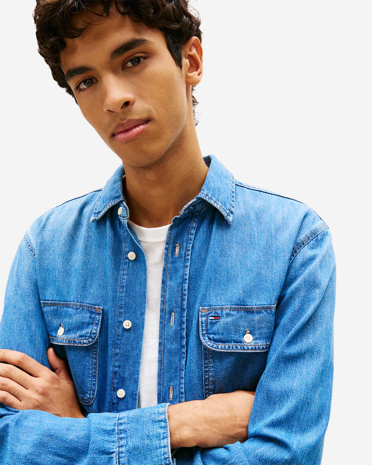 Camicia TOMMY HILFIGER RELAXED DENIM M - Denim - 4 | Cisalfa Sport