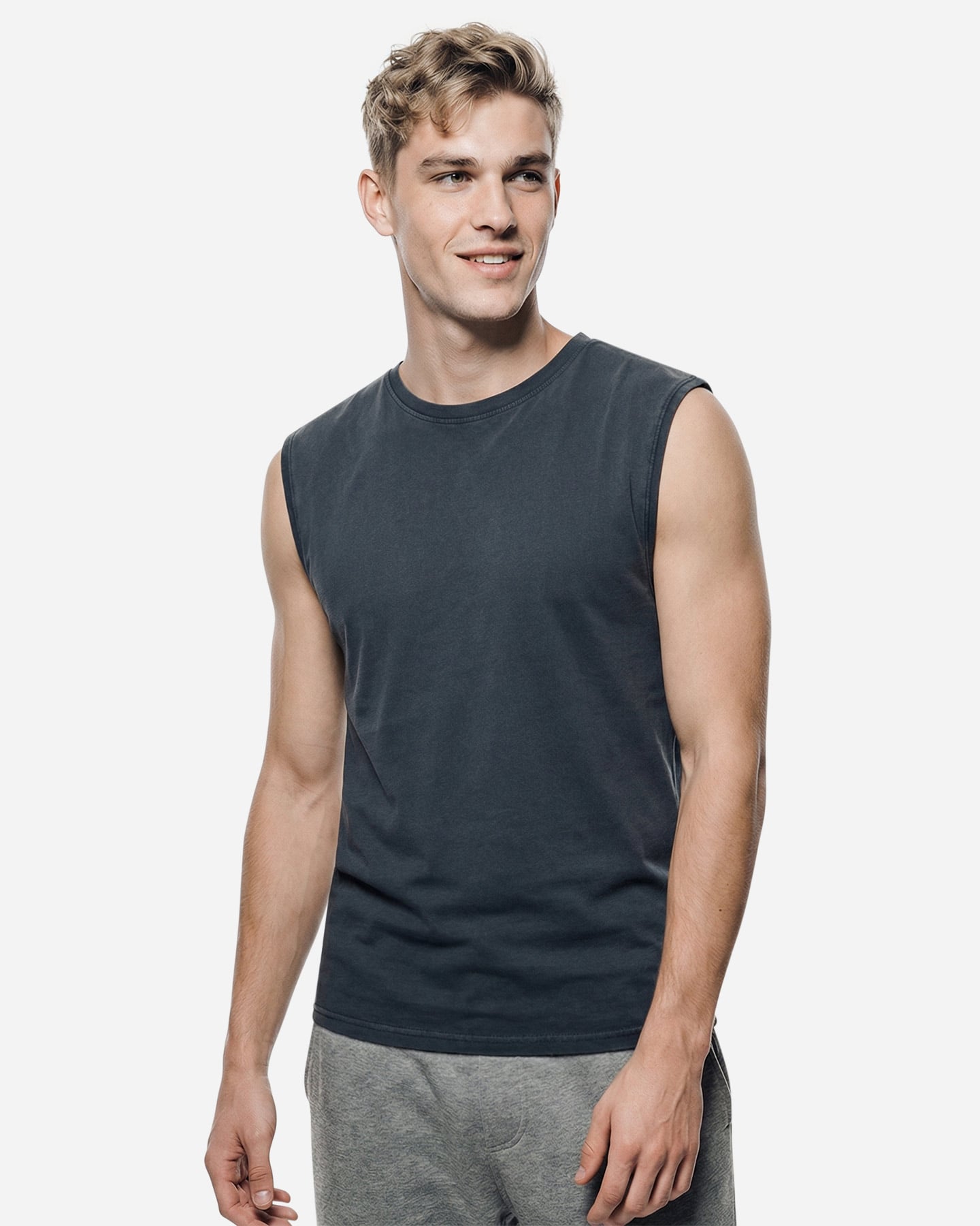 Canotta ABC BASIC ATHLETIC M - Blu Navy - 2 | Cisalfa Sport
