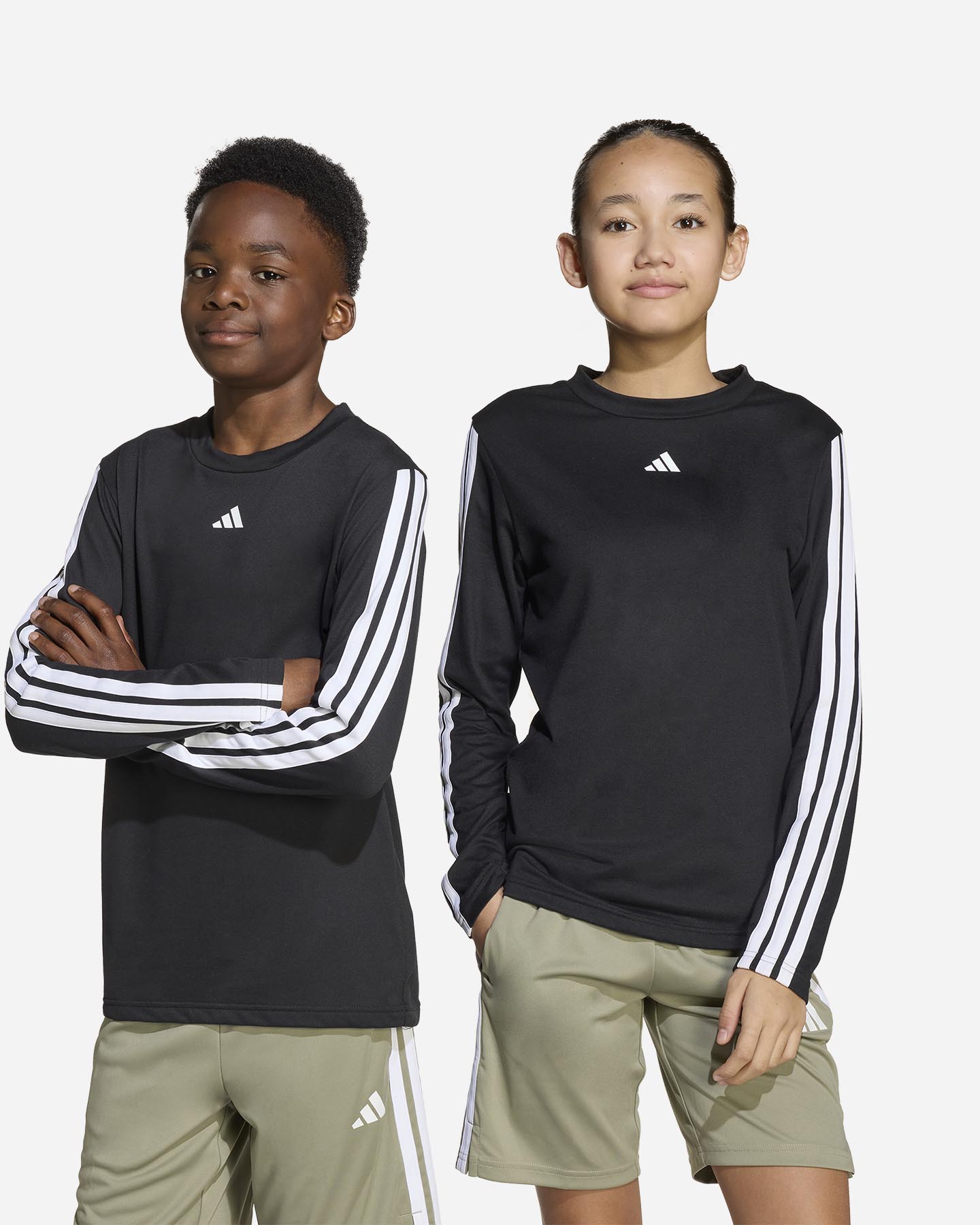 T-shirt ADIDAS 3STRIPES JR - Nero - 6 | Cisalfa Sport