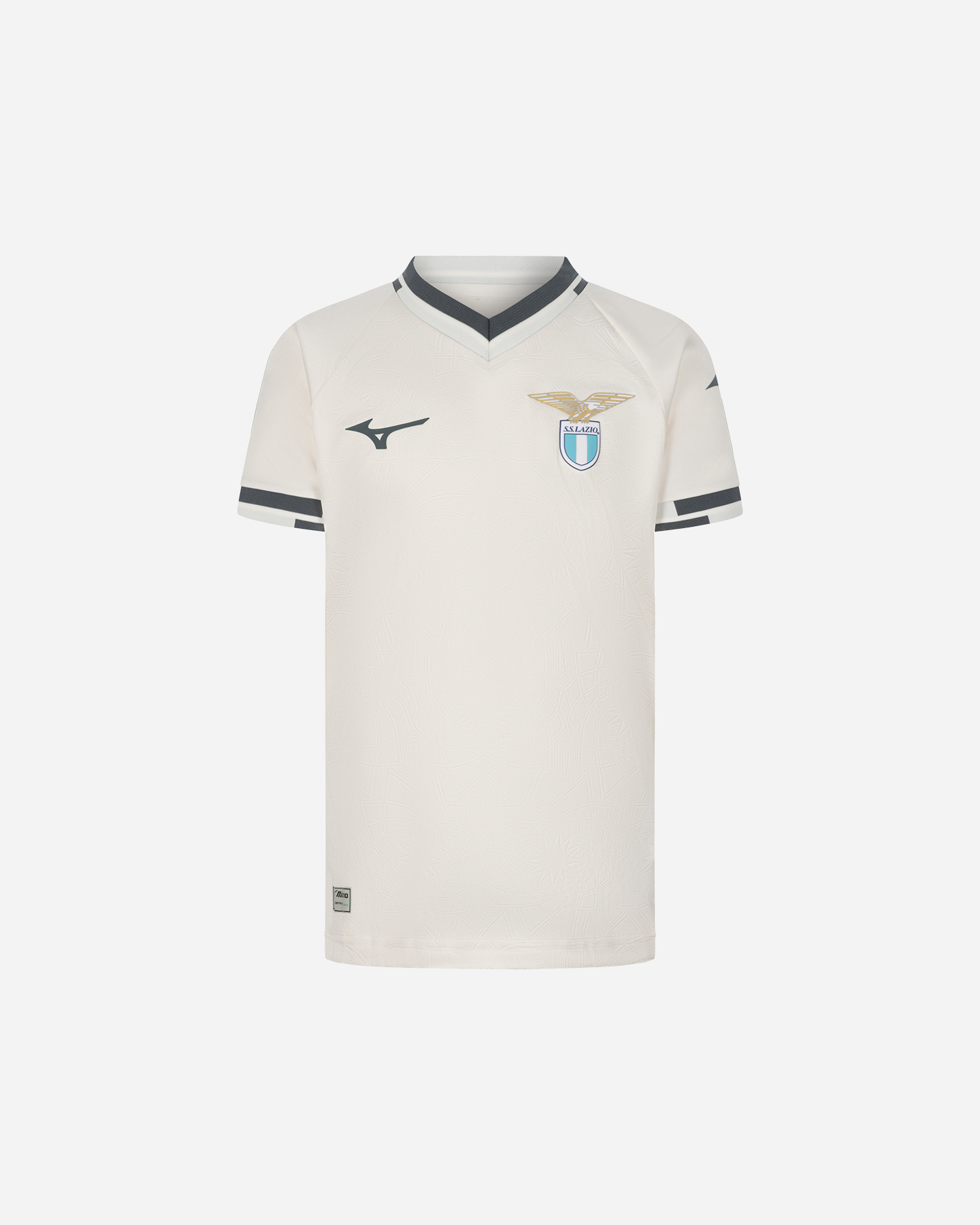 Mizuno Lazio Away 25-26 Jr - Maglia Calcio Ufficiale - Bianco