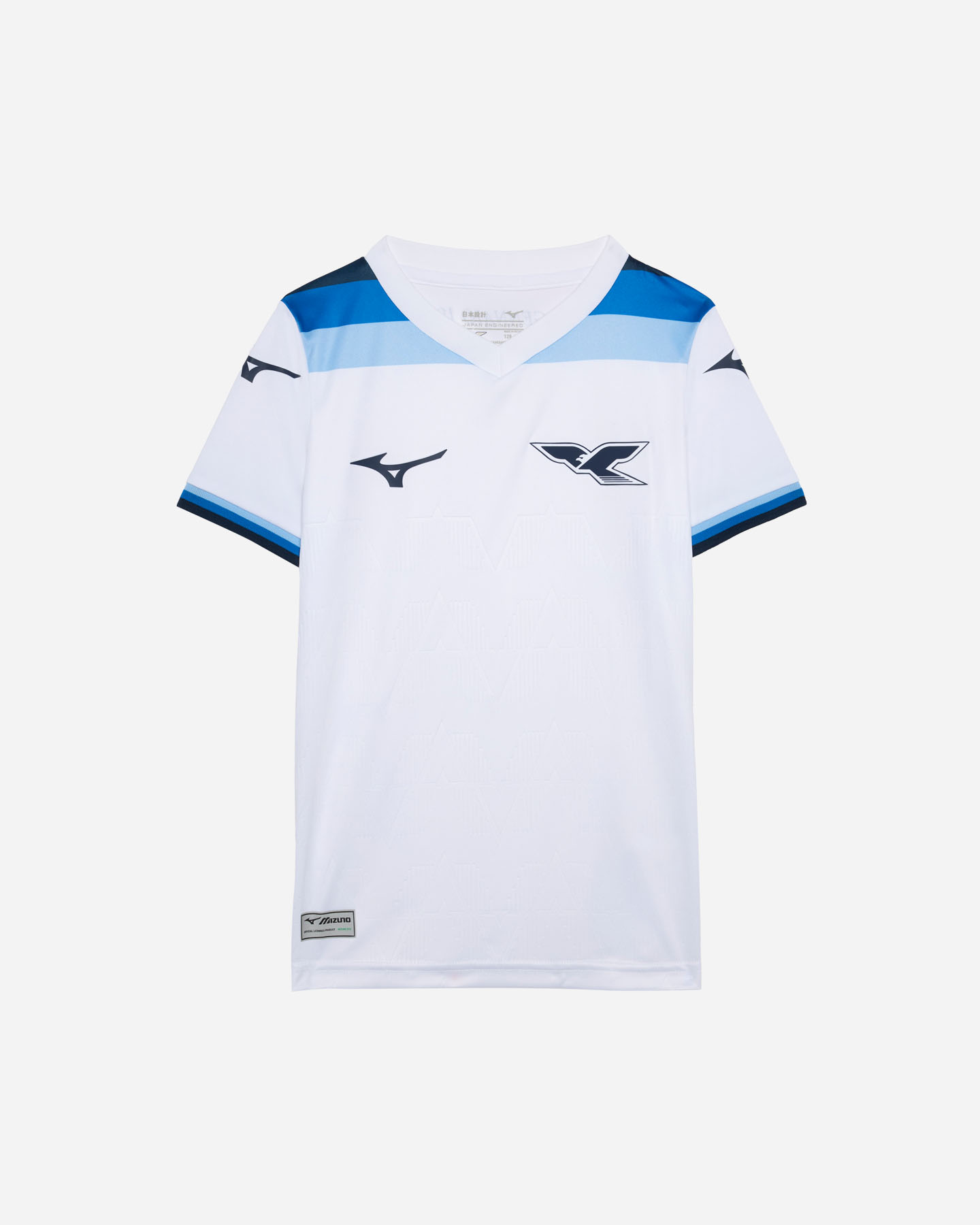 Mizuno Lazio Home 125th Jr - Maglia Calcio Ufficiale - Bianco