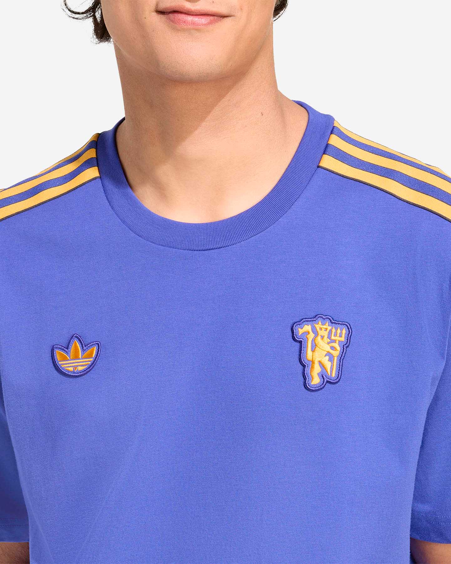 T-shirt ADIDAS ORIGINALS ICONS MANCHESTER UNITED M - Viola - 4 | Cisalfa Sport