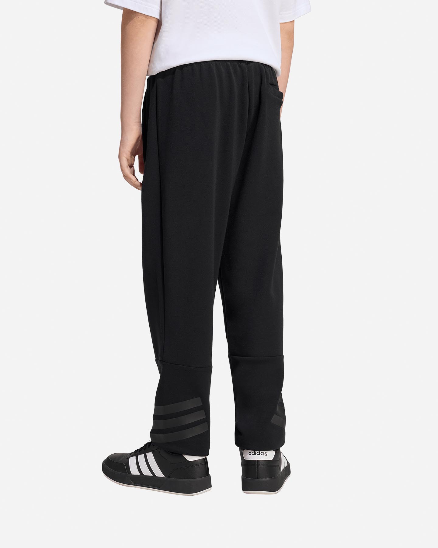 Pantalone ADIDAS FUTURE ICONS 3STRIPES JR - Nero - 2 | Cisalfa Sport