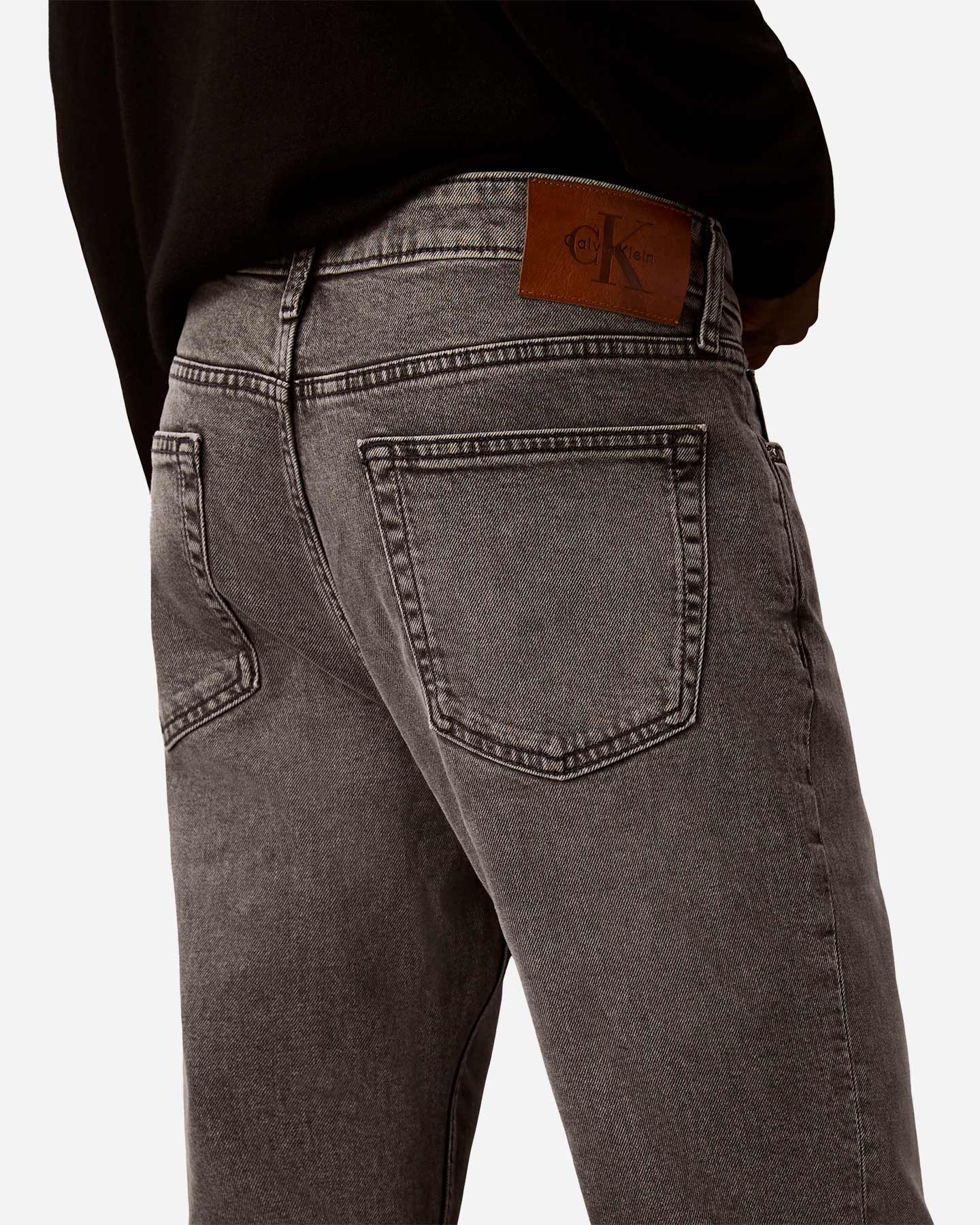 Jeans CALVIN KLEIN JEANS SLIM STRAIGHT L32 M - Grigio - 5 | Cisalfa Sport