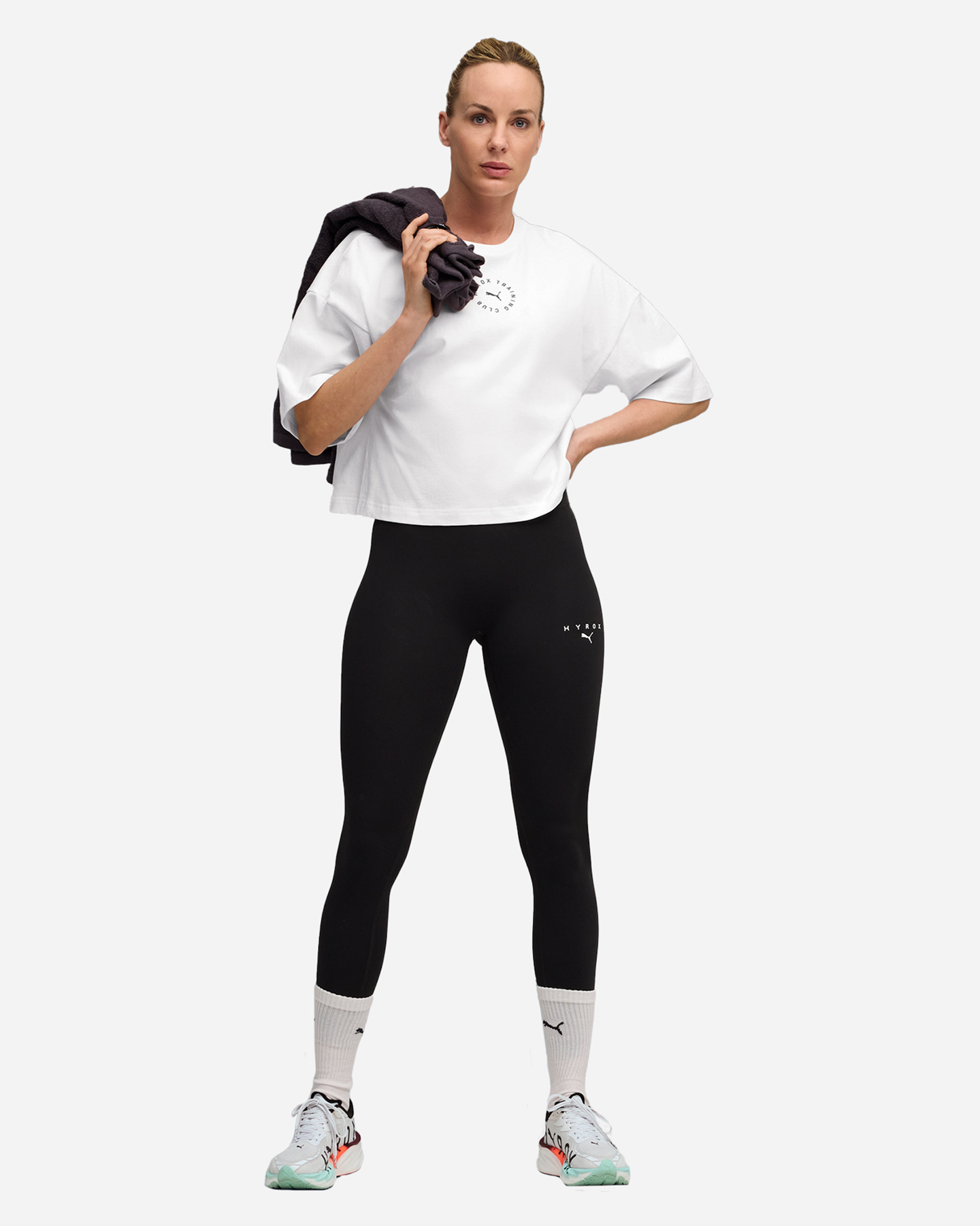 Leggings PUMA HYROX SHAPELUXE 7/8 W - Nero - 4 | Cisalfa Sport