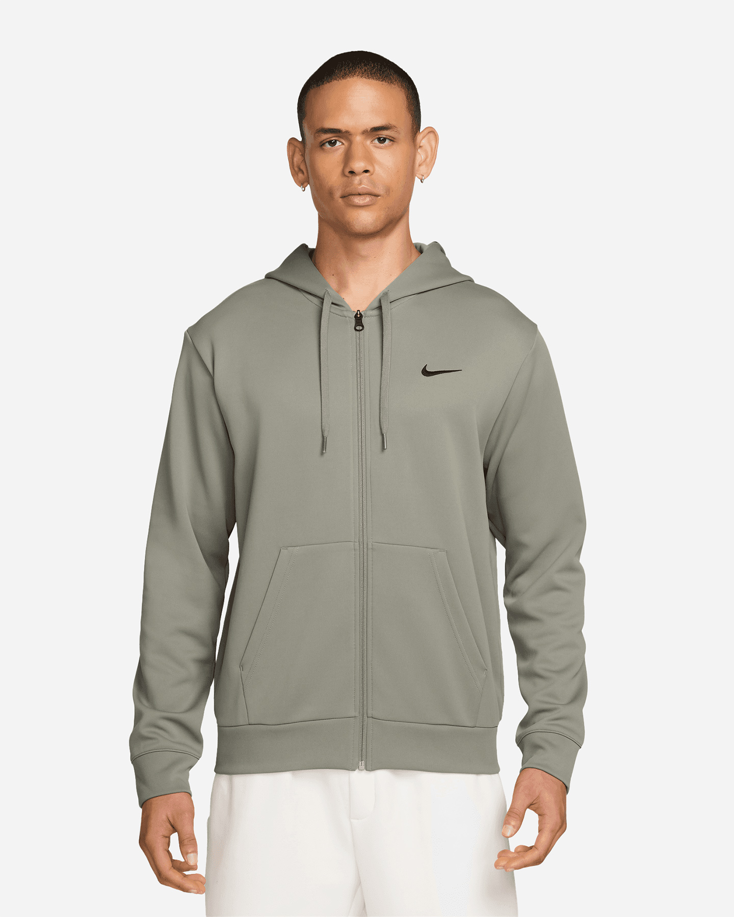 Felpa training NIKE DRI FIT FLC SMALL LOGO M - Verde - 0 | Cisalfa Sport