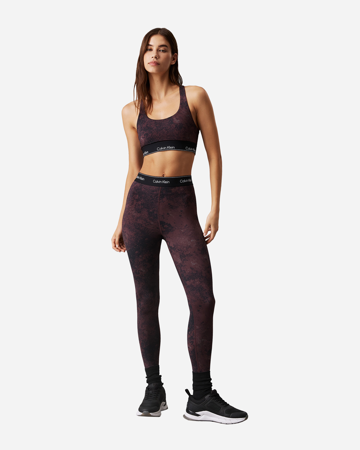 Reggiseno sportivo CALVIN KLEIN SPORT ELASTIC LOGO W - Rosso - 2 | Cisalfa Sport