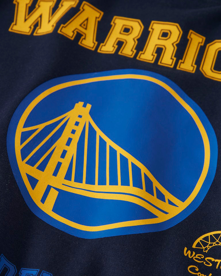 Felpa NAME IT GOLDEN STATE WARRIORS JR - Blu Navy - 2 | Cisalfa Sport