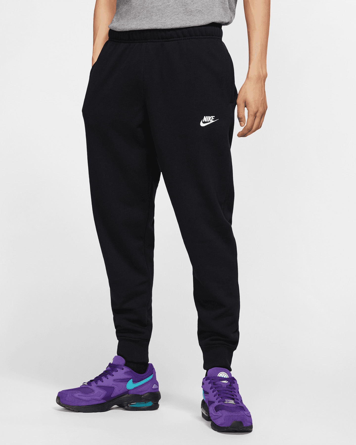 Pantalone NIKE CLUB CUFFS M - Nero - 0 | Cisalfa Sport