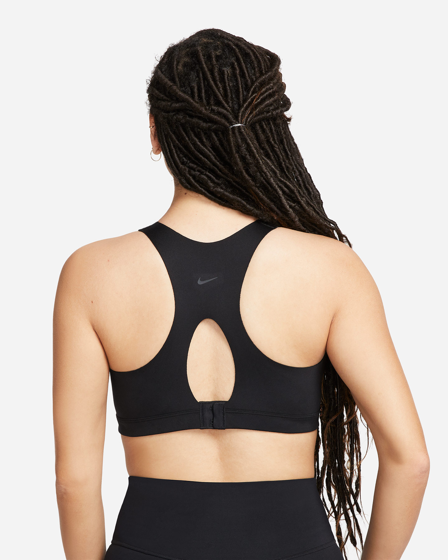 Reggiseno NIKE DRI FIT ALPHA ZIPFRONT W - Nero - 1 | Cisalfa Sport