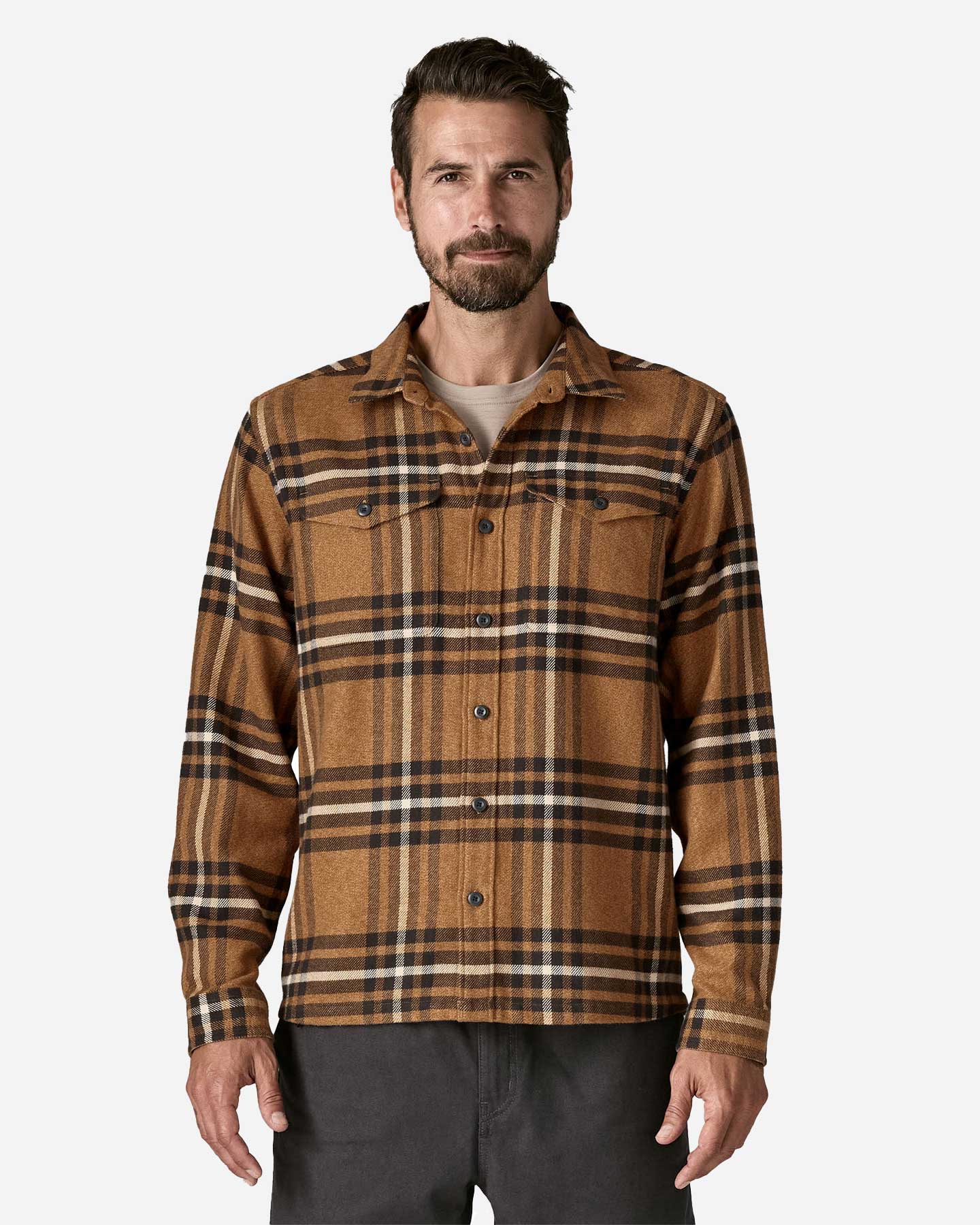 Camicia PATAGONIA FJORD FLANNEL M - Marrone - 1 | Cisalfa Sport