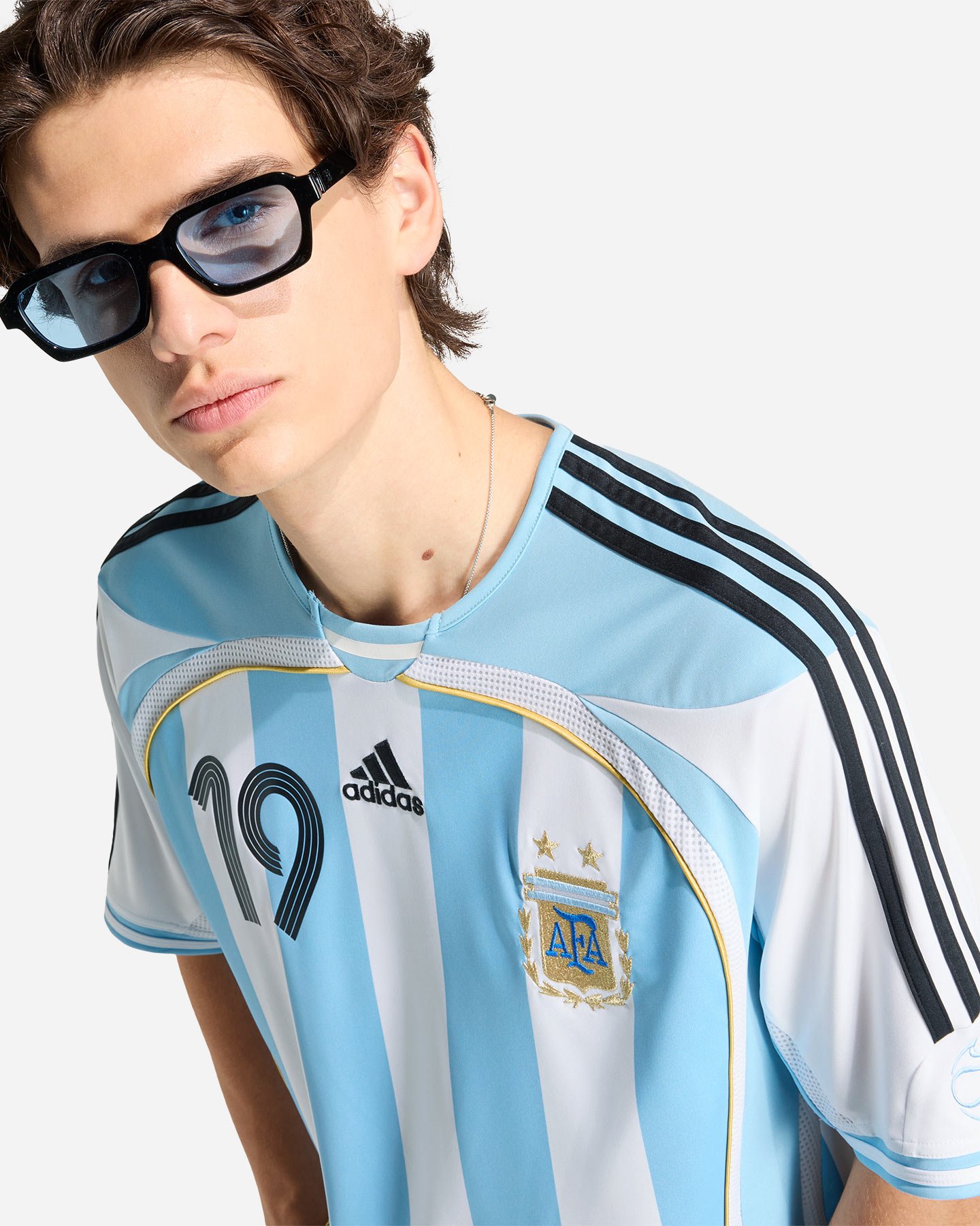 T-shirt ADIDAS ARGENTINA HOME 2006 MESSI M - Bianco - 4 | Cisalfa Sport