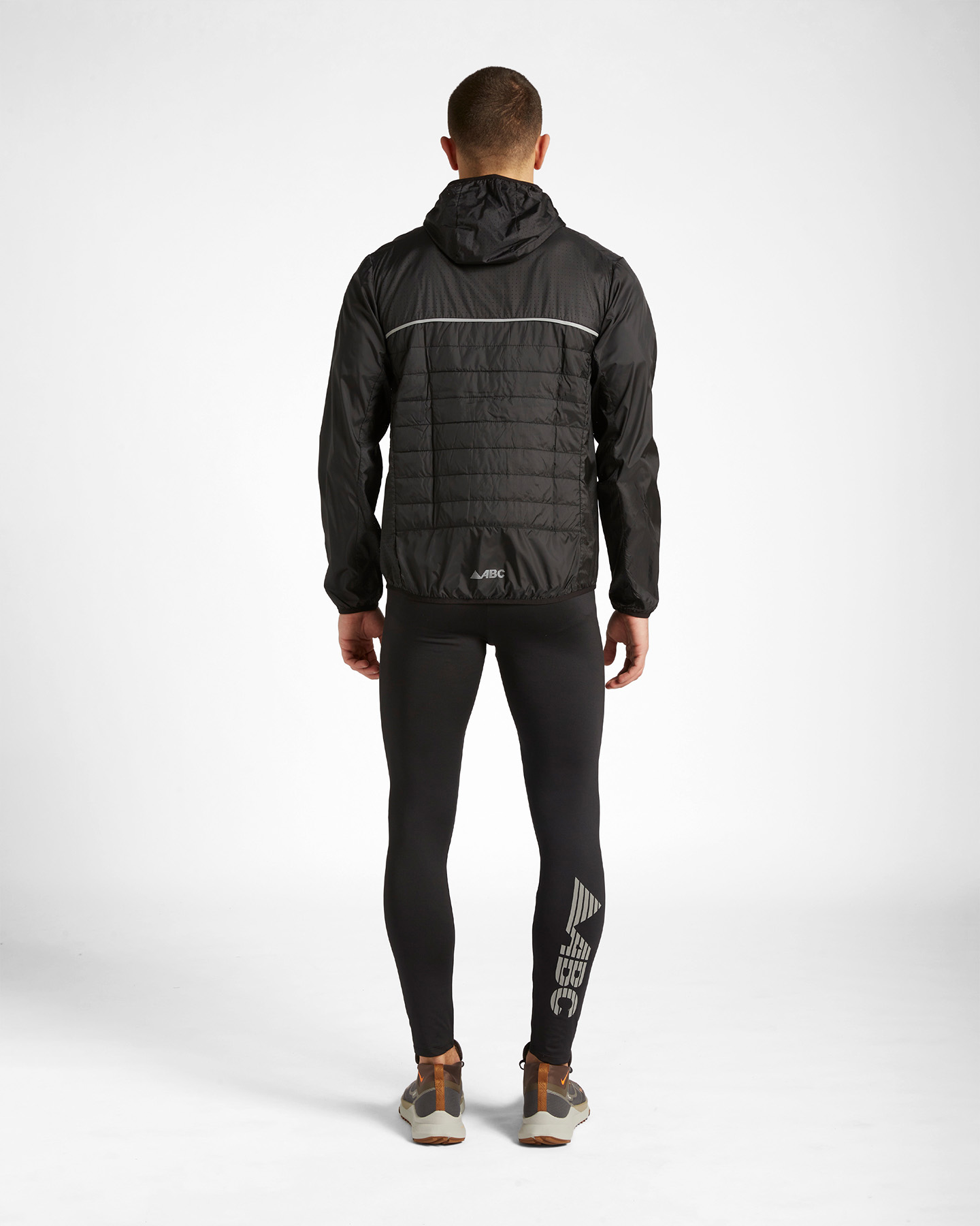 Giacca running ABC RUN FULLZIP M - Nero - 2 | Cisalfa Sport