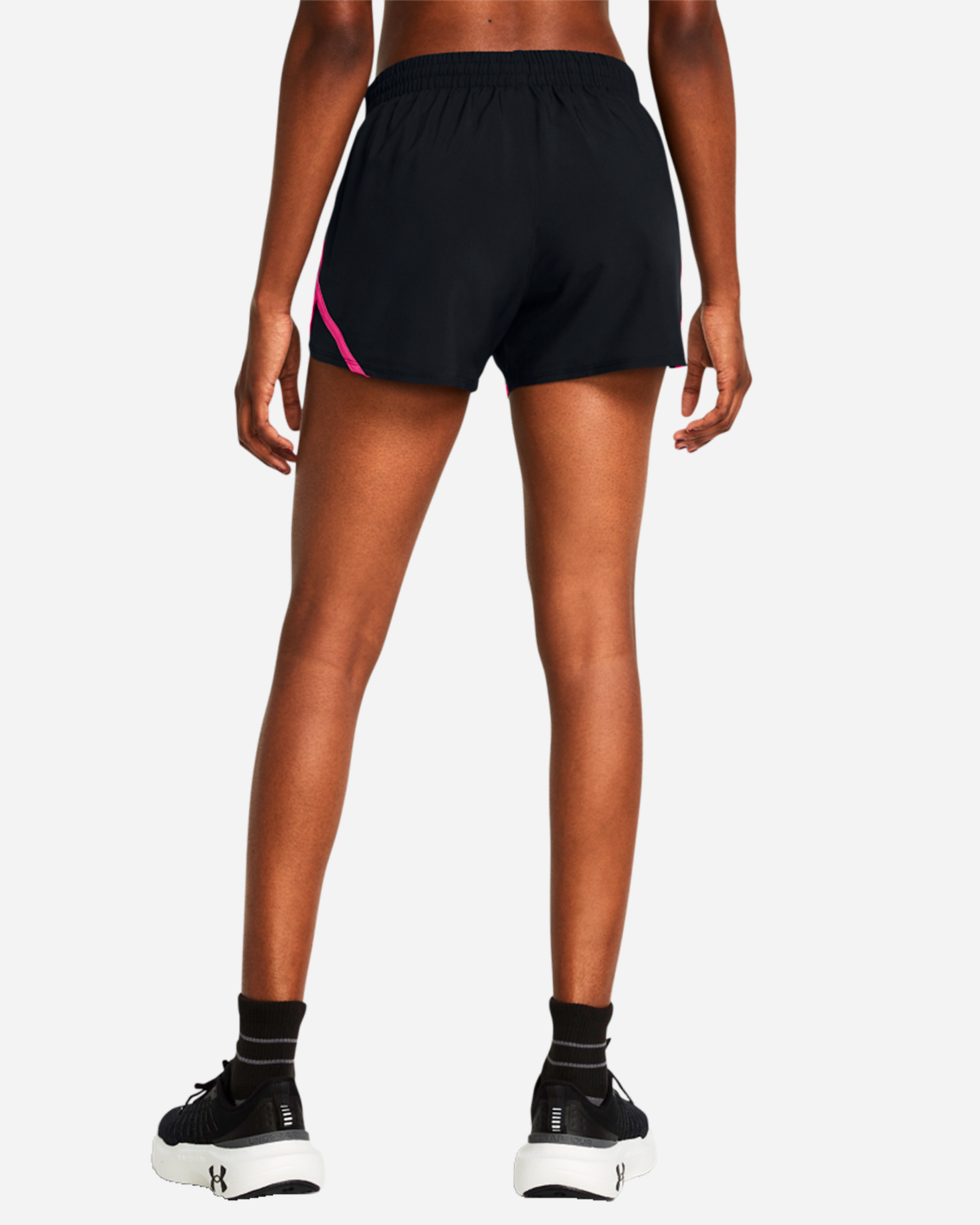 Short running UNDER ARMOUR FLY BY W - Nero - 3 | Cisalfa Sport