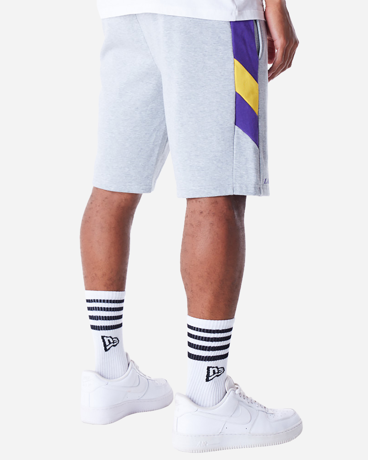 Abbigliamento basket NEW ERA PANEL OS LAKERS M - Grigio - 1 | Cisalfa Sport