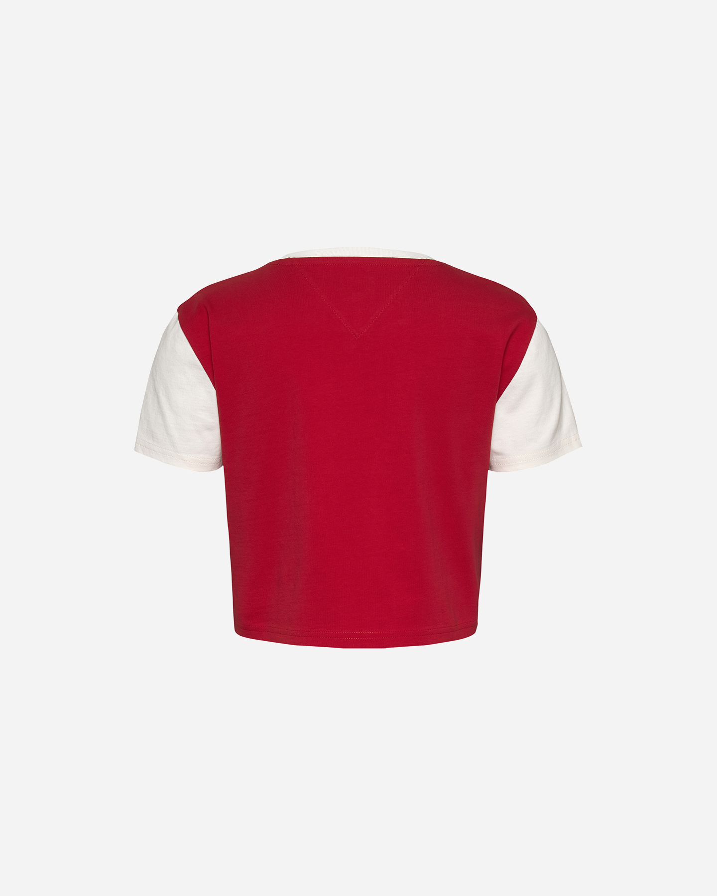 T-shirt TOMMY HILFIGER CROP RAGLAN VARSITY W - Rosso - 1 | Cisalfa Sport