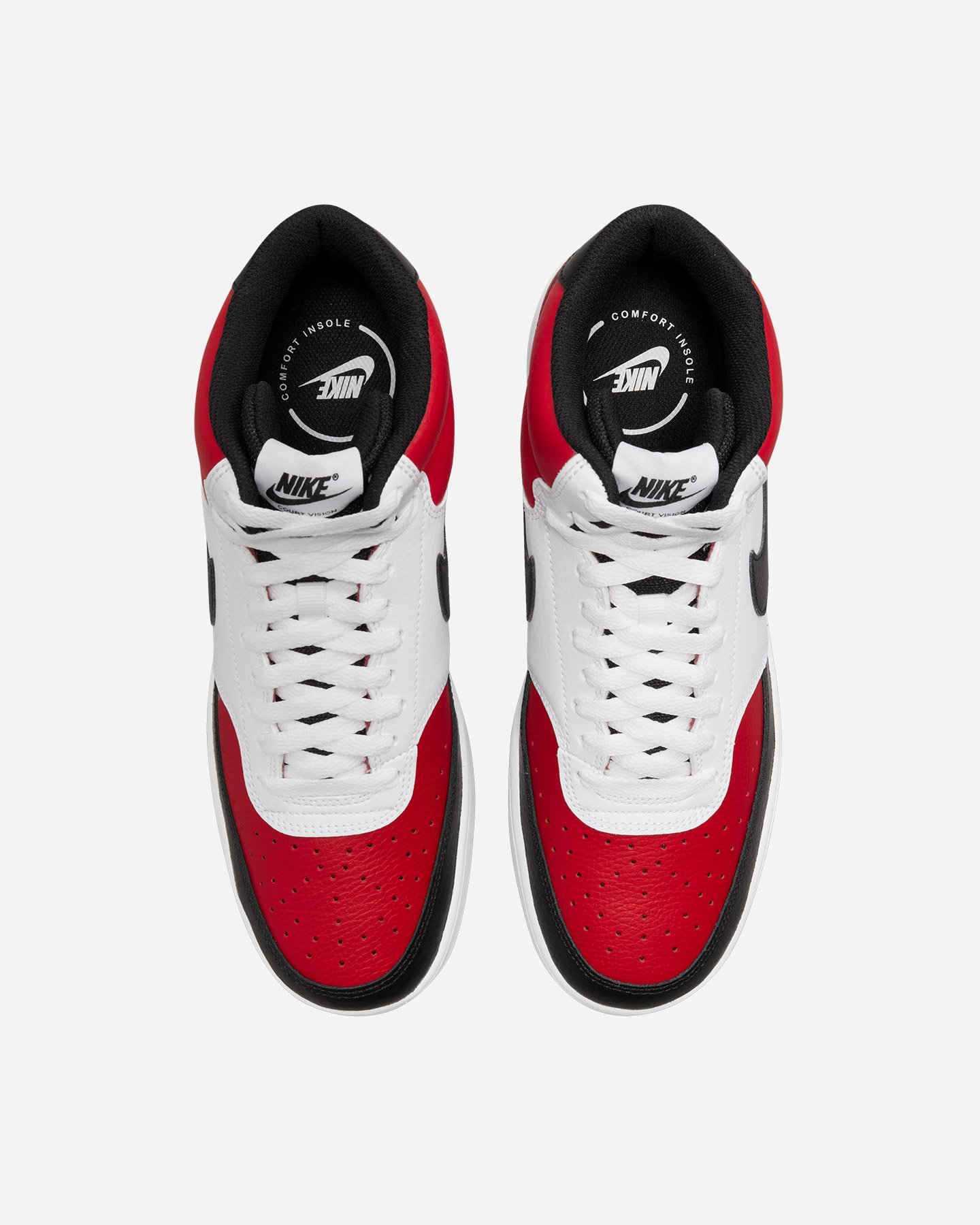 Scarpe sneakers NIKE COURT VISION MID NBA M - Rosso - 3 | Cisalfa Sport