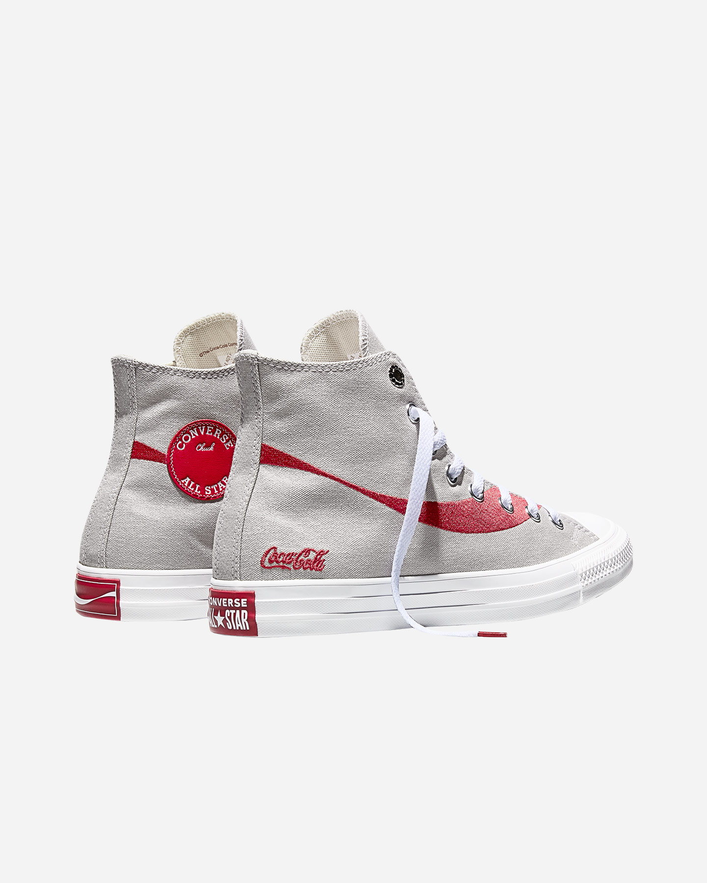 Scarpe sneakers CONVERSE CHUCK TAYLOR ALL STAR HIGH COCA COLA  - Grigio - 4 | Cisalfa Sport