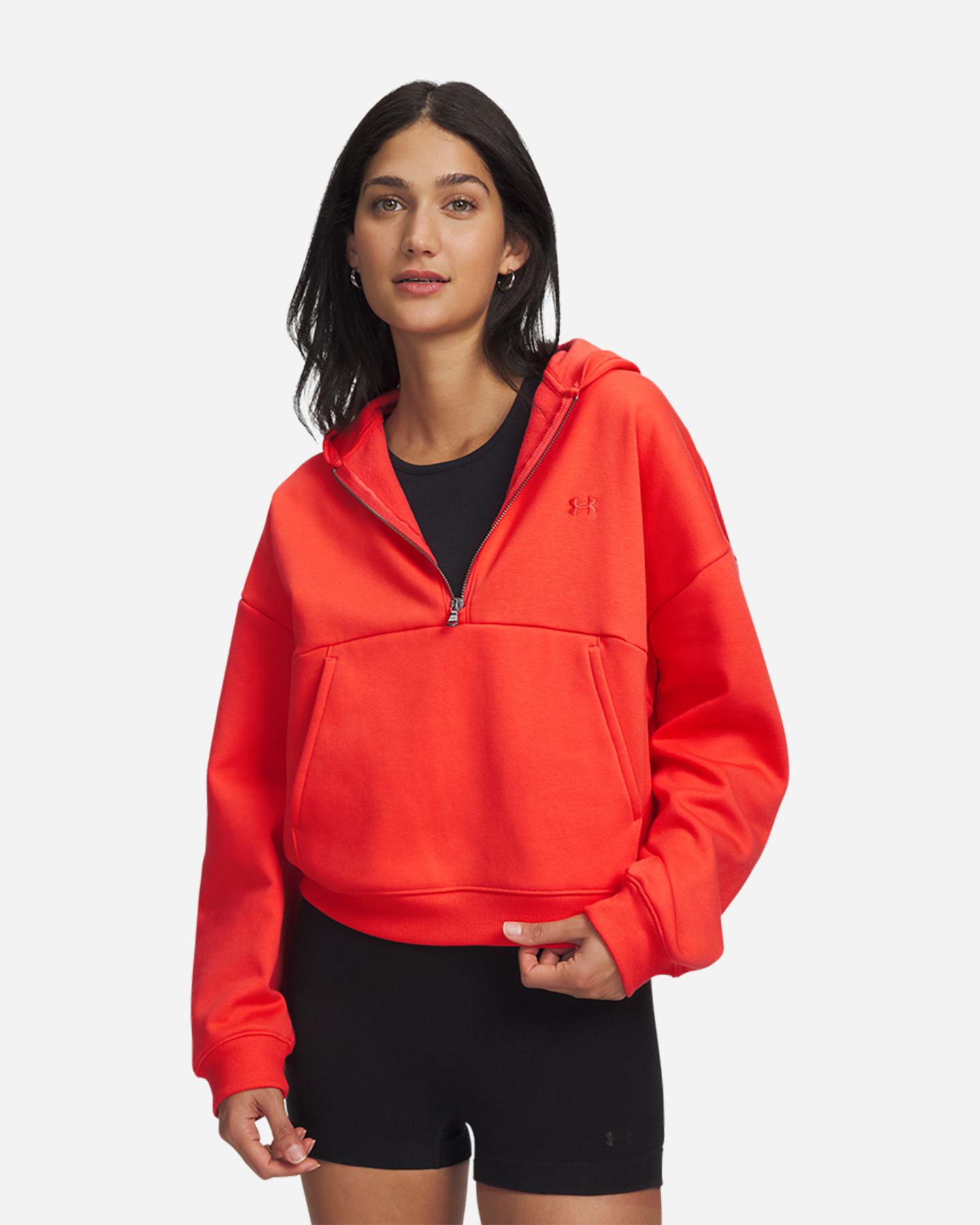 Felpa training UNDER ARMOUR ICON W - Rosso - 0 | Cisalfa Sport