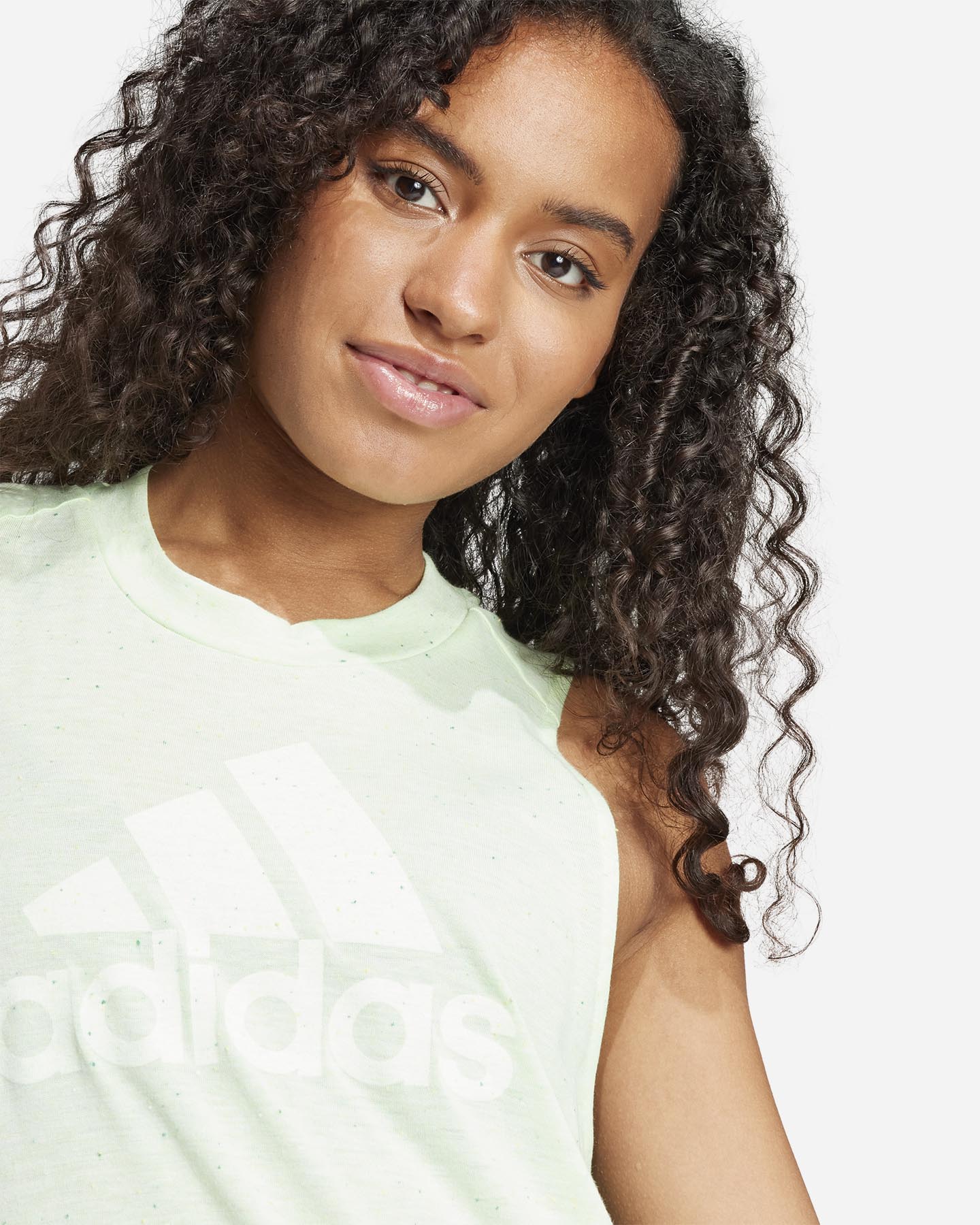 Canotta ADIDAS BIG LOGO W - Verde - 4 | Cisalfa Sport