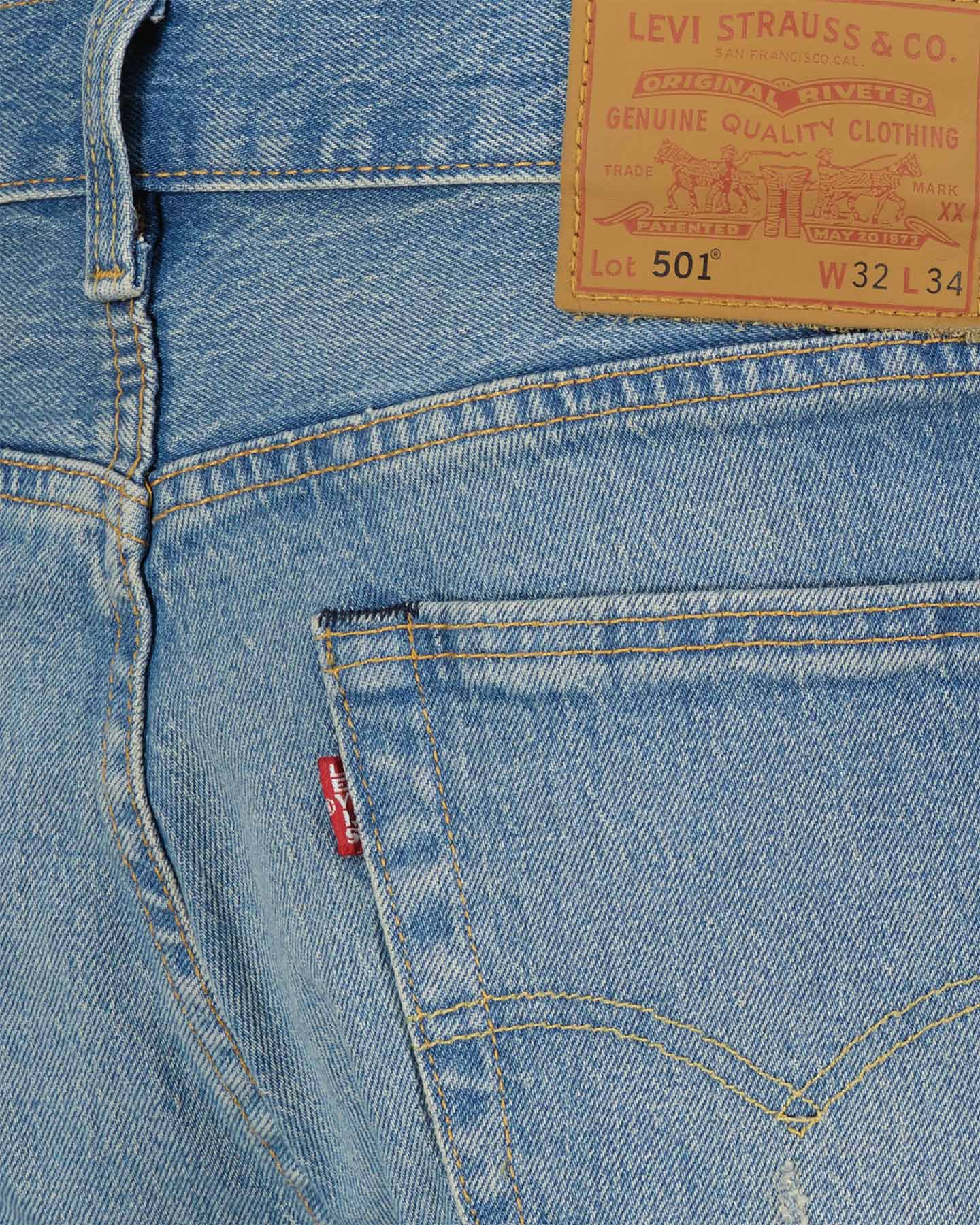 Jeans LEVI'S 501 REGULAR M - Denim - 4 | Cisalfa Sport