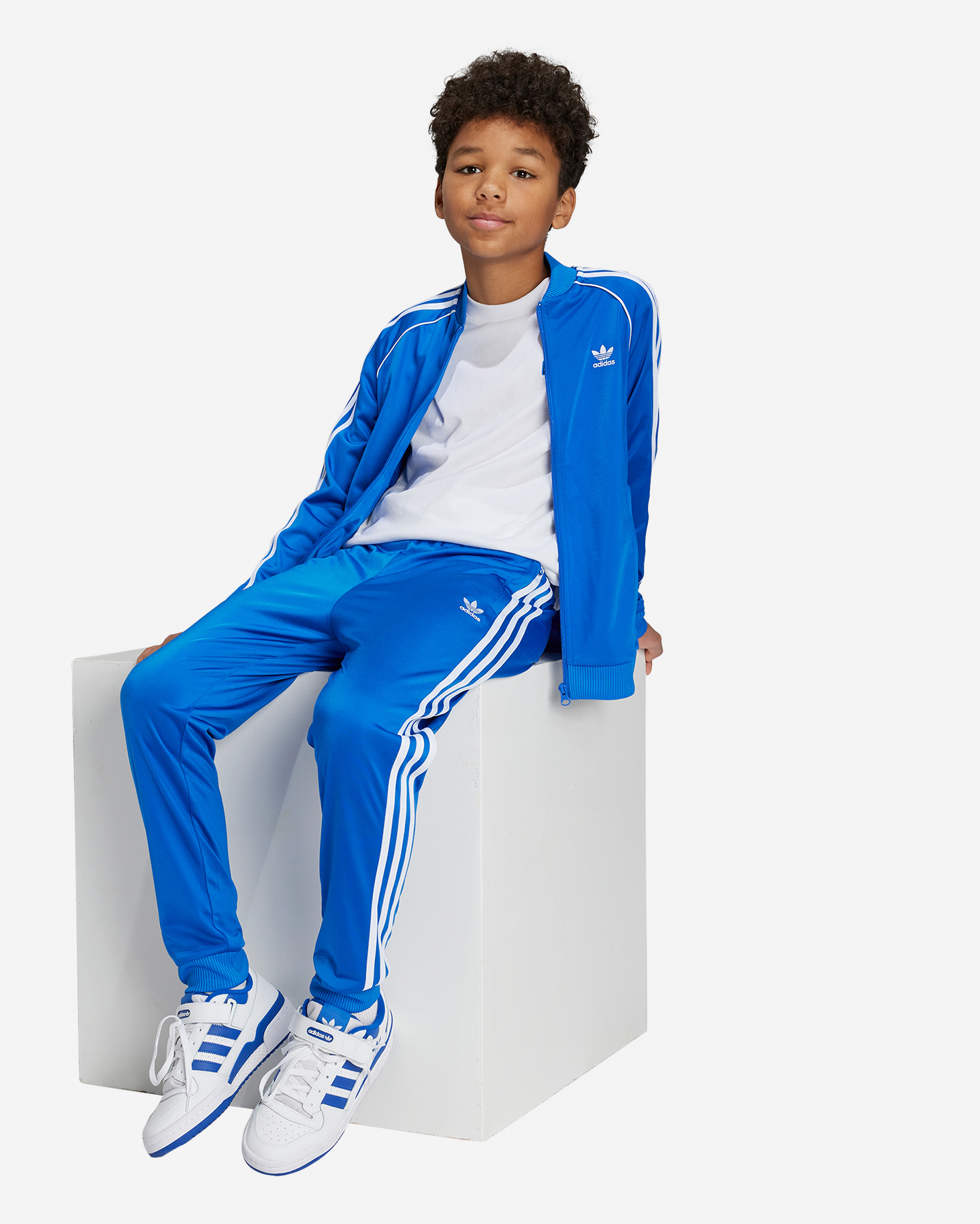 Pantalone ADIDAS O BOY JR - Blu royal - 4 | Cisalfa Sport