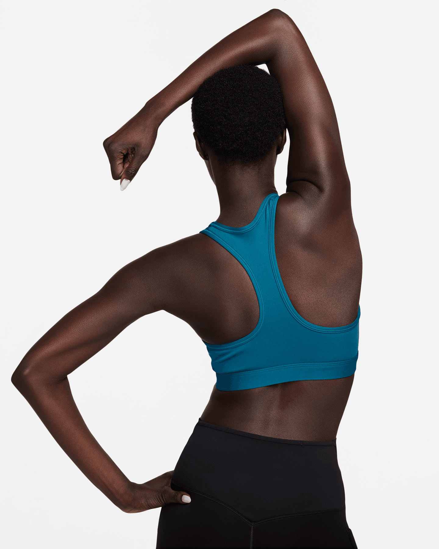 Bra training NIKE SMALL LOGO SWOOSH W - Blu royal - 3 | Cisalfa Sport