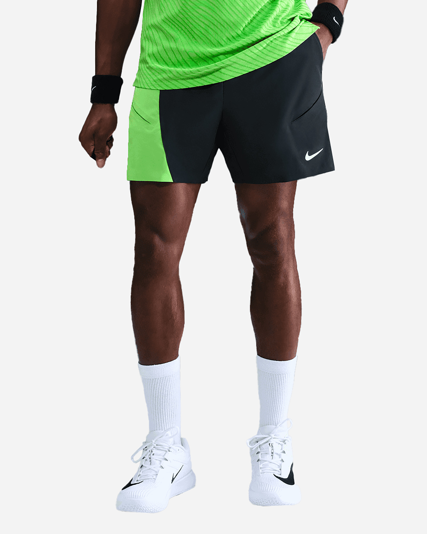 Pantaloncini tennis NIKE ADVANTAGE M - Nero - 0 | Cisalfa Sport