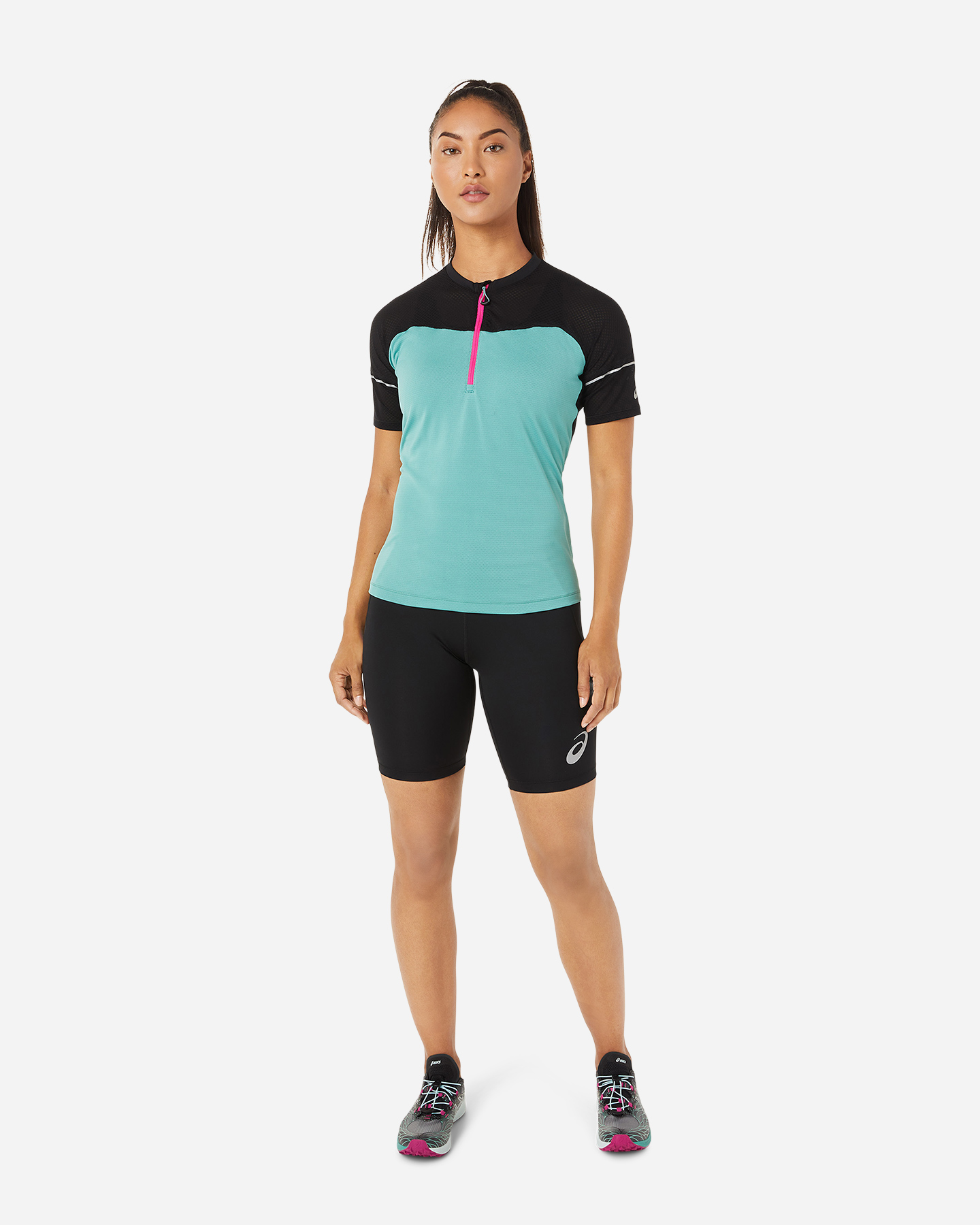 Short running ASICS FUJITRAIL W - Nero - 5 | Cisalfa Sport