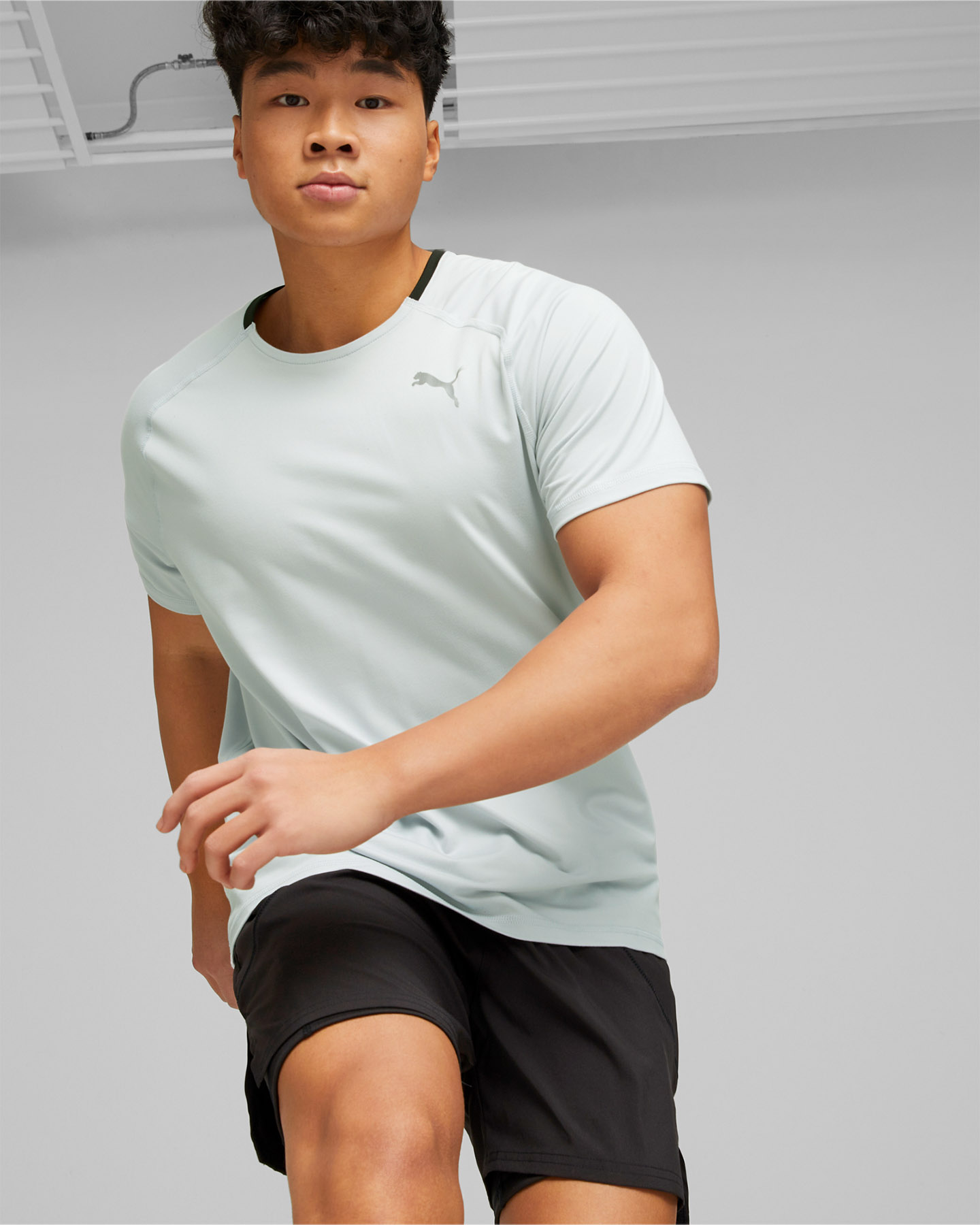 T-shirt running PUMA CLOUDSPUN M - Grigio - 2 | Cisalfa Sport