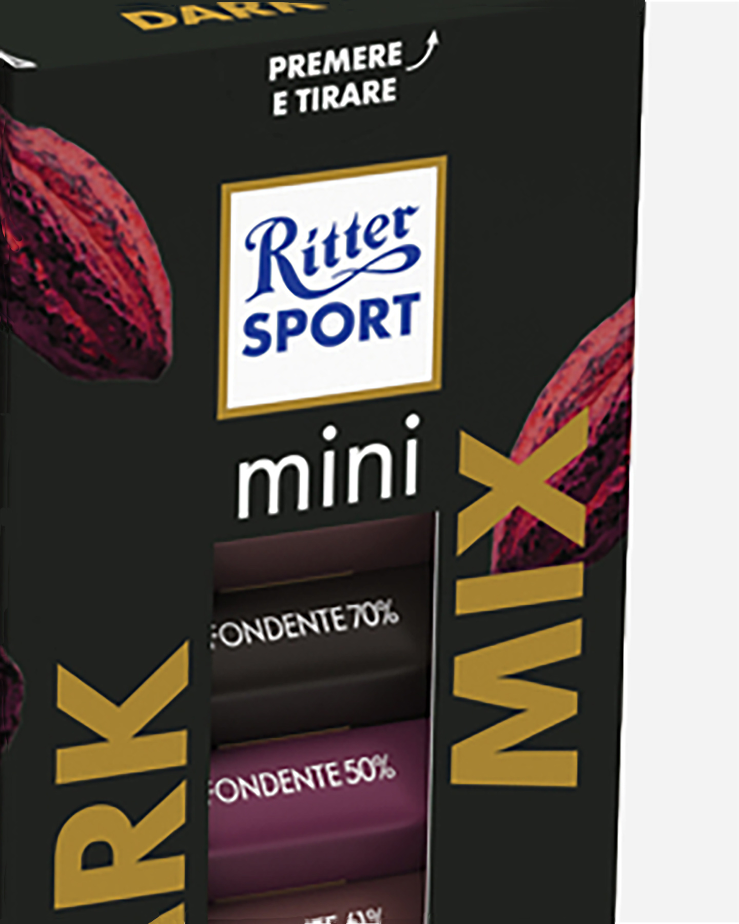Energetico RITTER SPORT MINI DARK MIX X 7 TOWER  - Nero - 1 | Cisalfa Sport