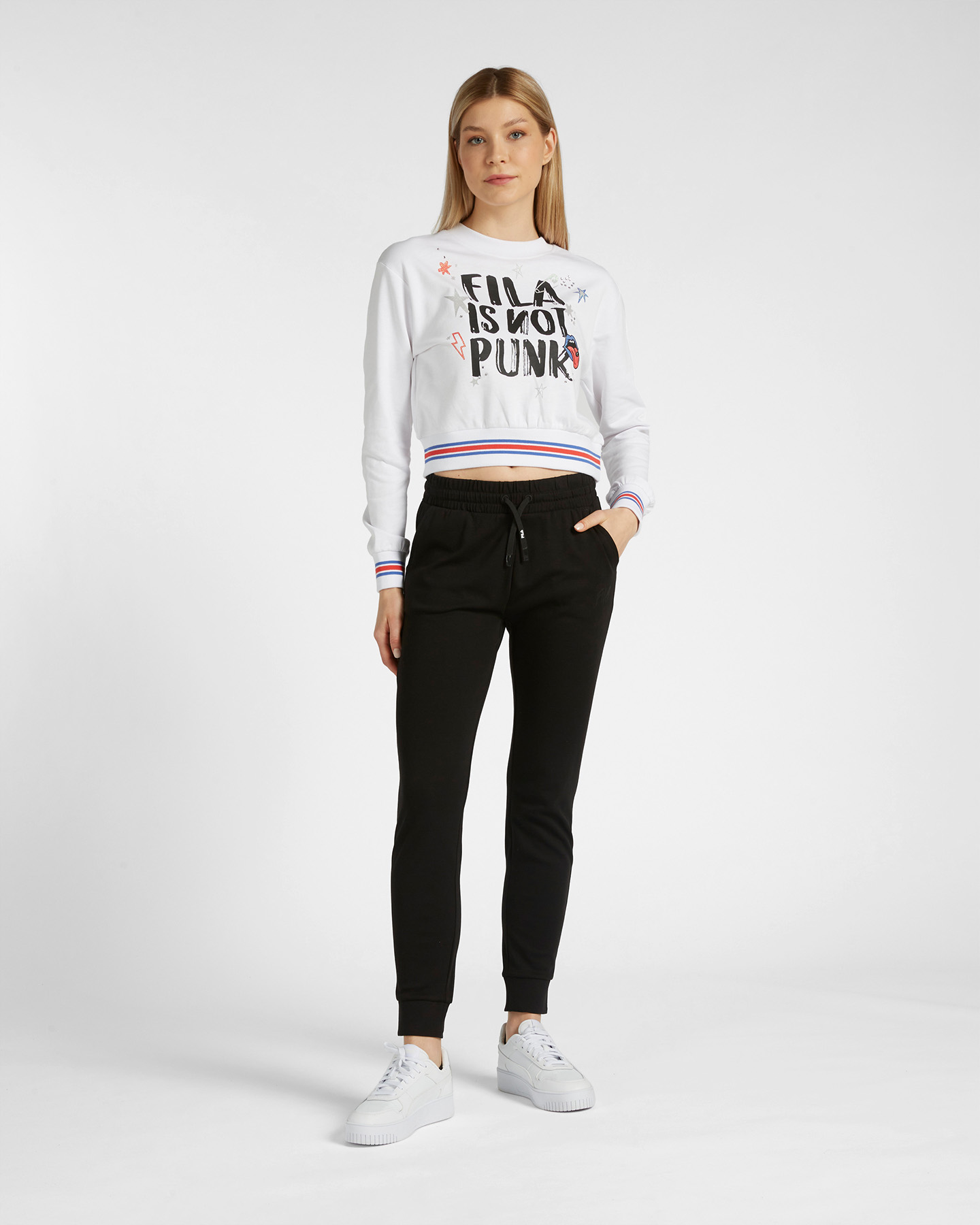 Felpa FILA GRAPHIC PUNK W - Bianco - 1 | Cisalfa Sport