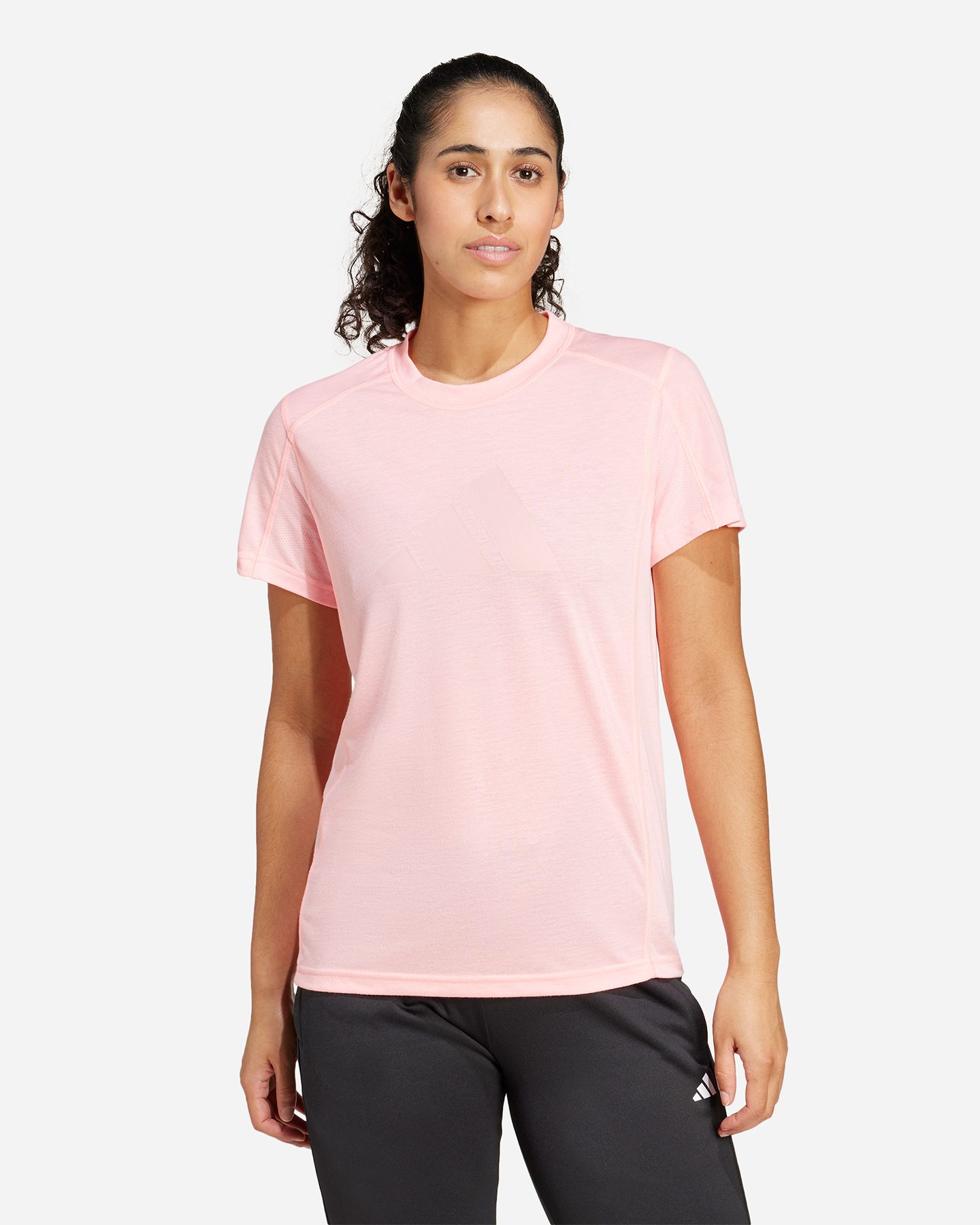 T-shirt training ADIDAS TR-ESS BIG LOGO W - Rosa - 1 | Cisalfa Sport