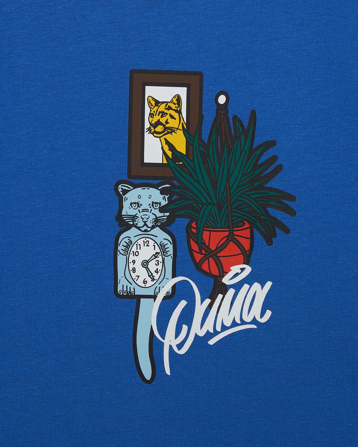 T-shirt PUMA OVER GRAPHIC JR - Blu royal - 2 | Cisalfa Sport