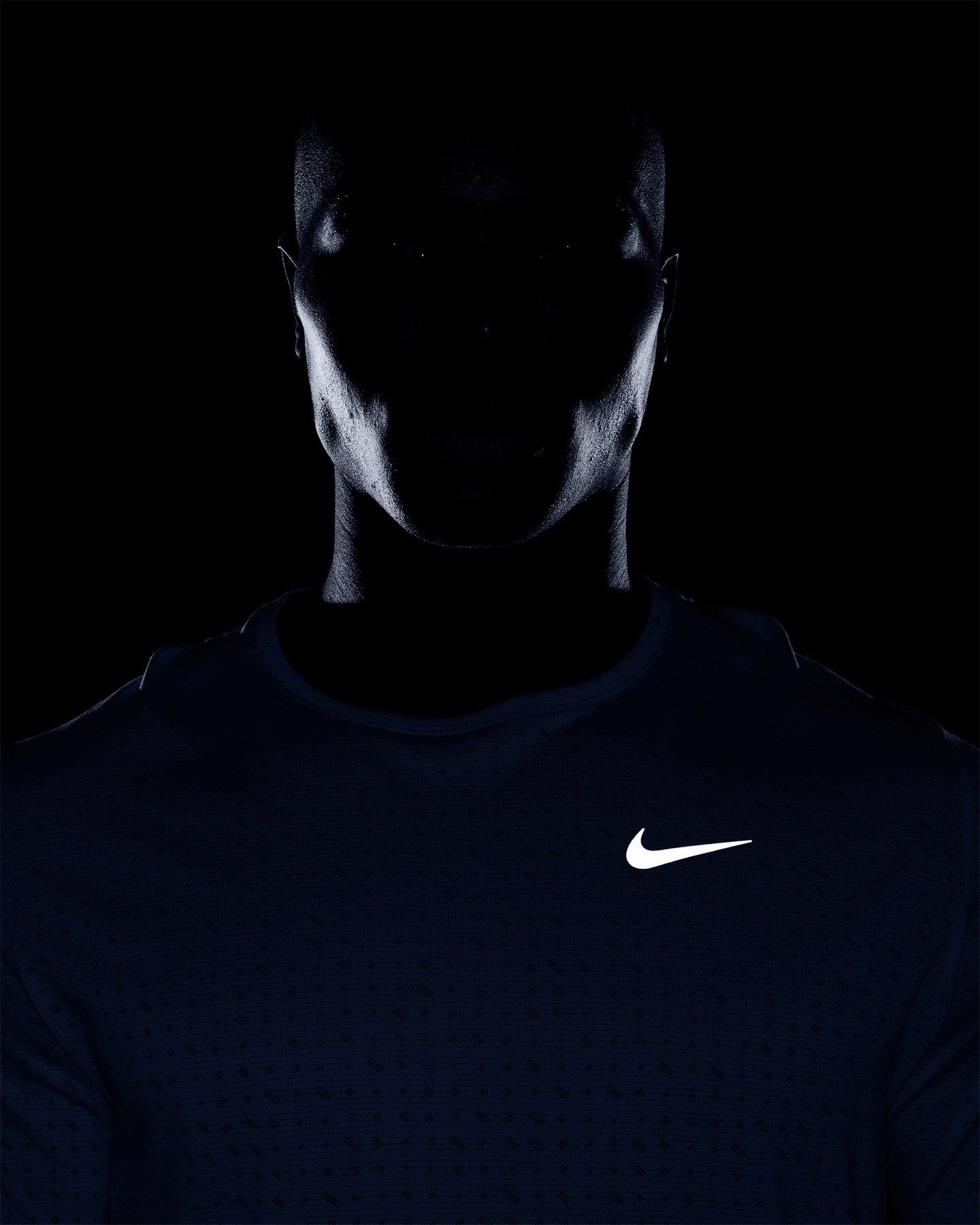 T-shirt running NIKE BREATHE MILER M - Blu - 3 | Cisalfa Sport