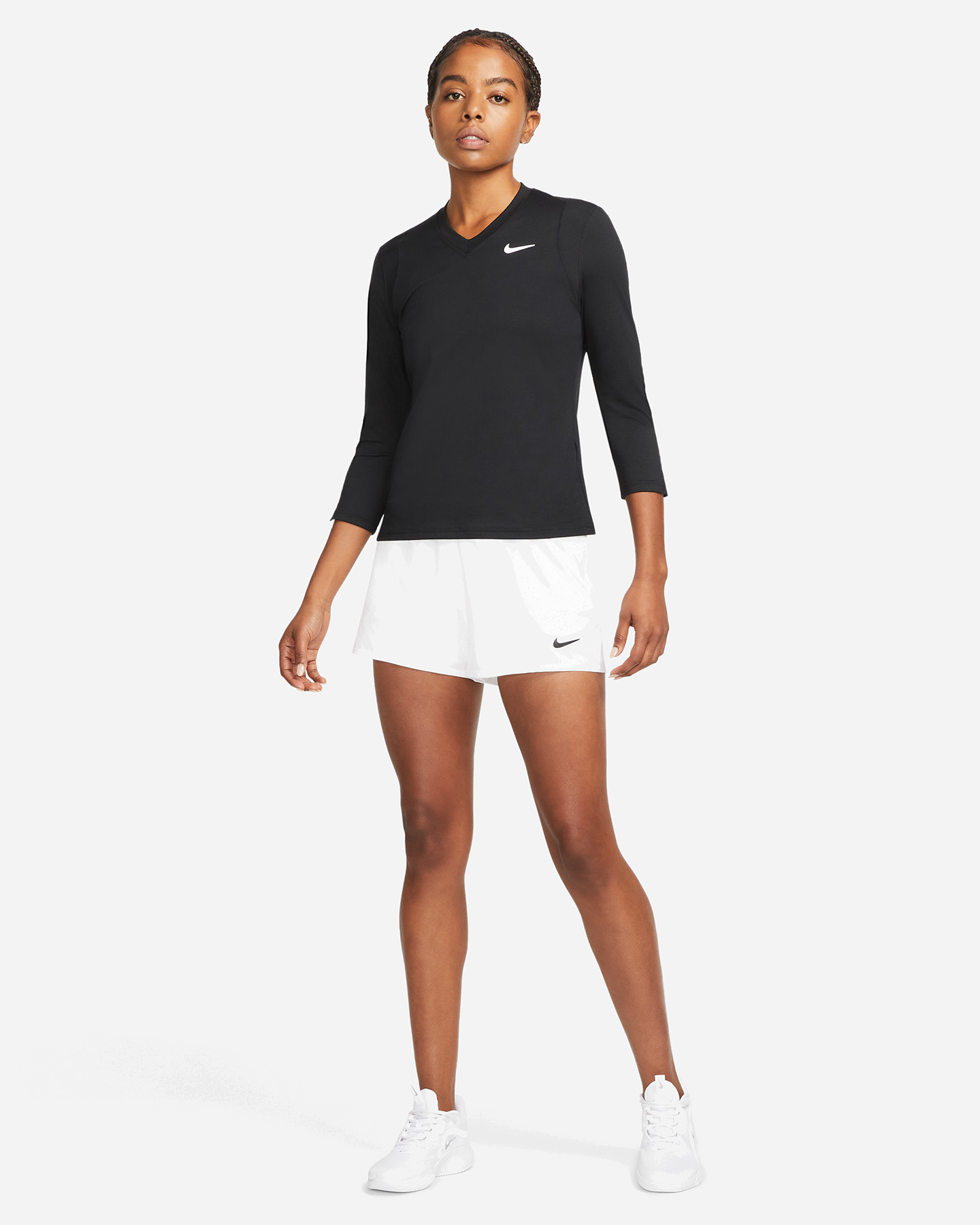 Bottom tennis NIKE VICTORY FLX W - Bianco - 3 | Cisalfa Sport