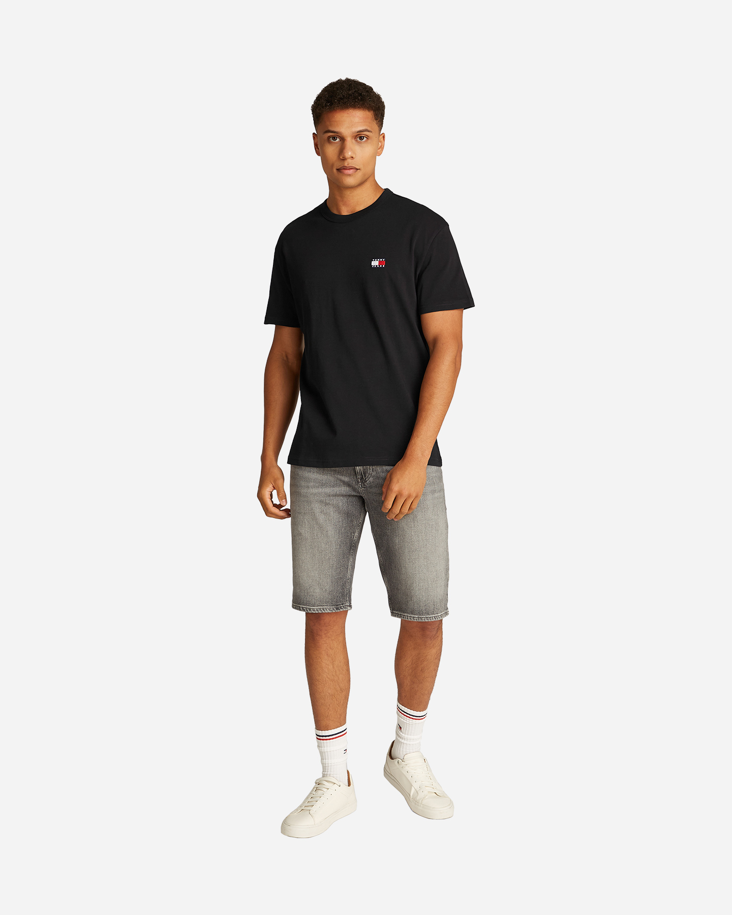T-shirt TOMMY HILFIGER BADGE LOGO M - Nero - 3 | Cisalfa Sport