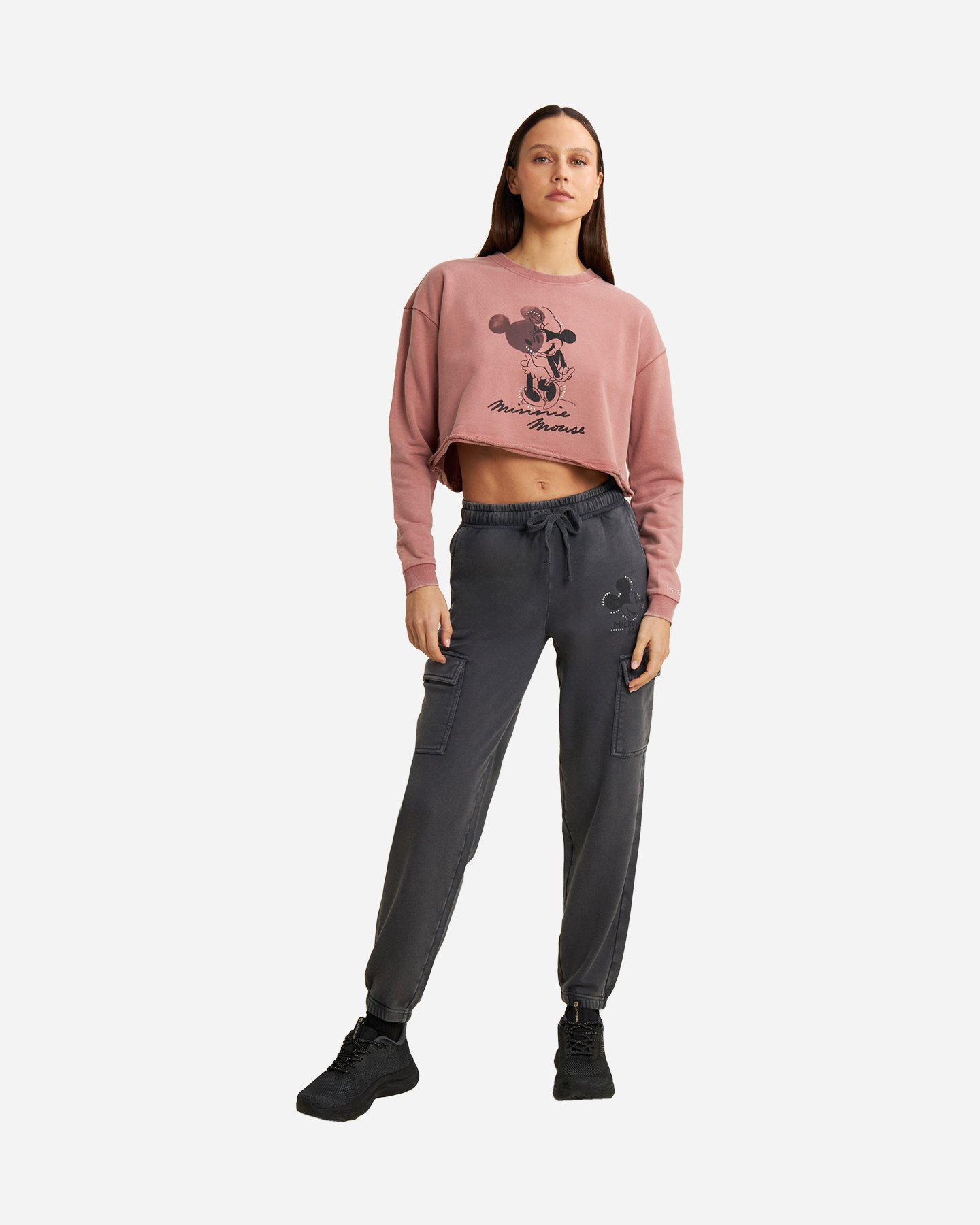 Felpa FREDDY ROUND DELAVE' TOPOLINO W - Rosa - 2 | Cisalfa Sport