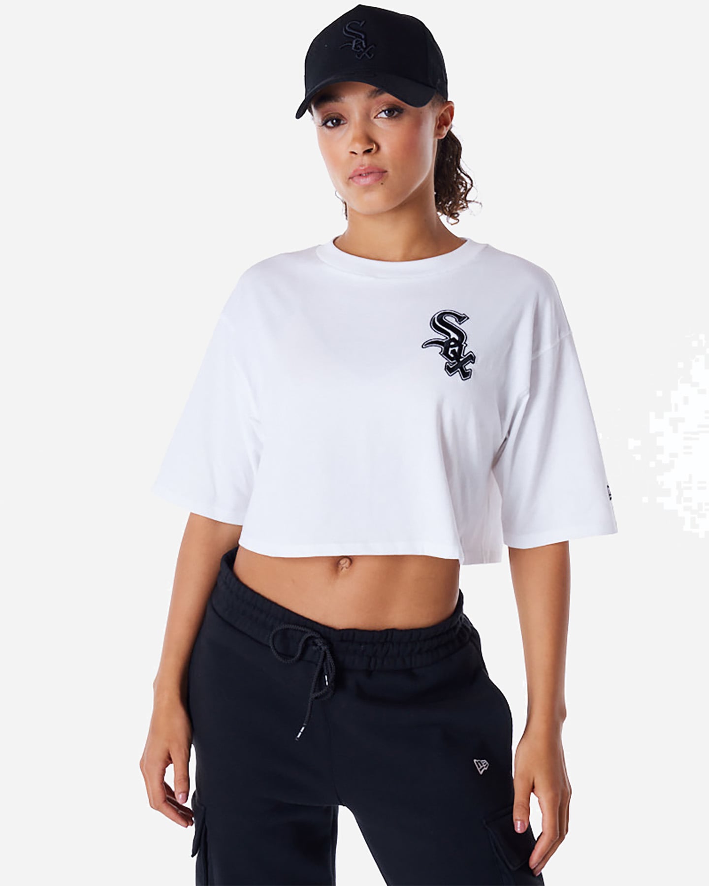 T-shirt NEW ERA CROP CHICAGO BULLS W - Bianco - 0 | Cisalfa Sport