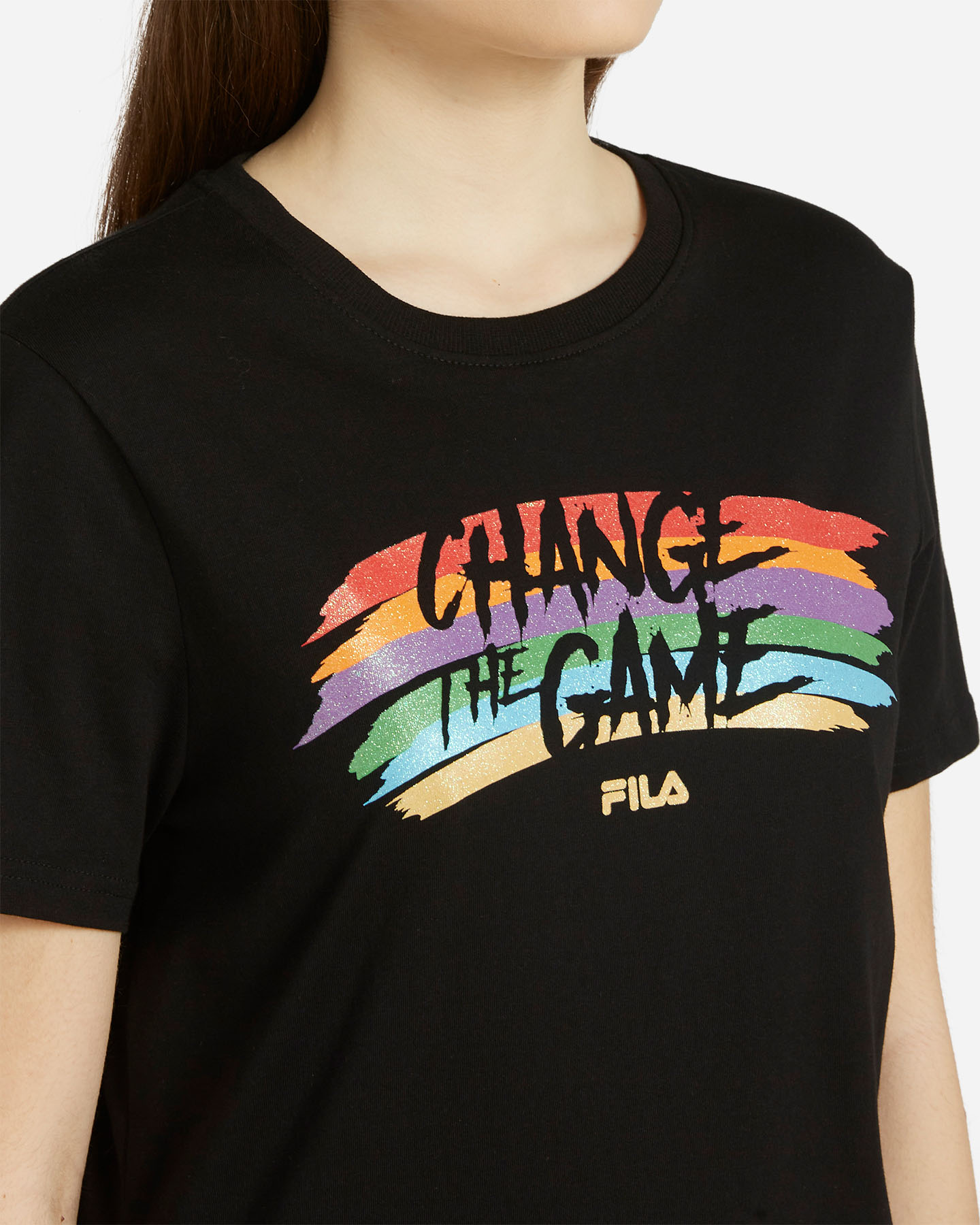 T-shirt FILA GLITTER RAINBOW W - 10 | Cisalfa Sport