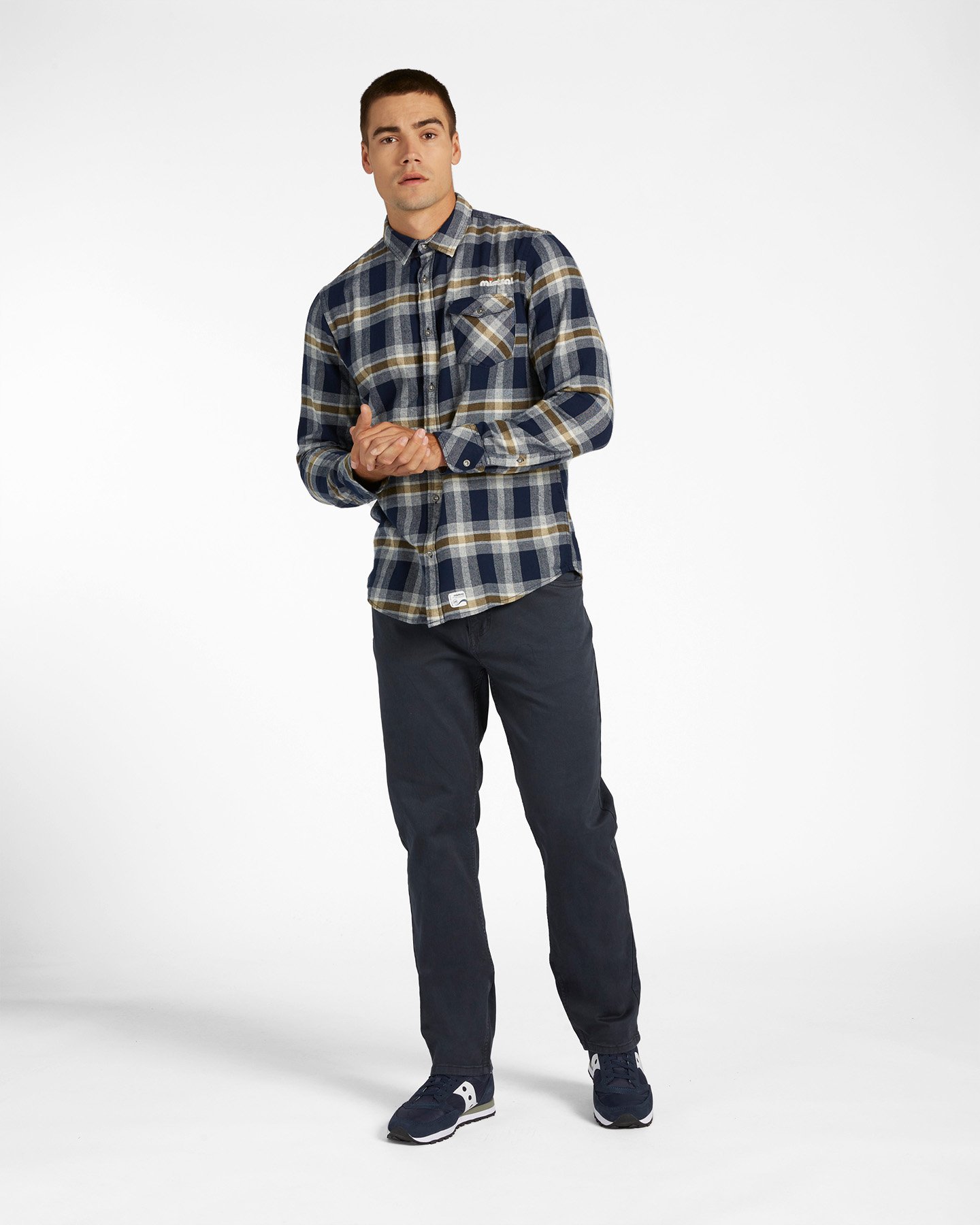 Camicia MISTRAL CHECK REGULAR M - Color mix - 1 | Cisalfa Sport