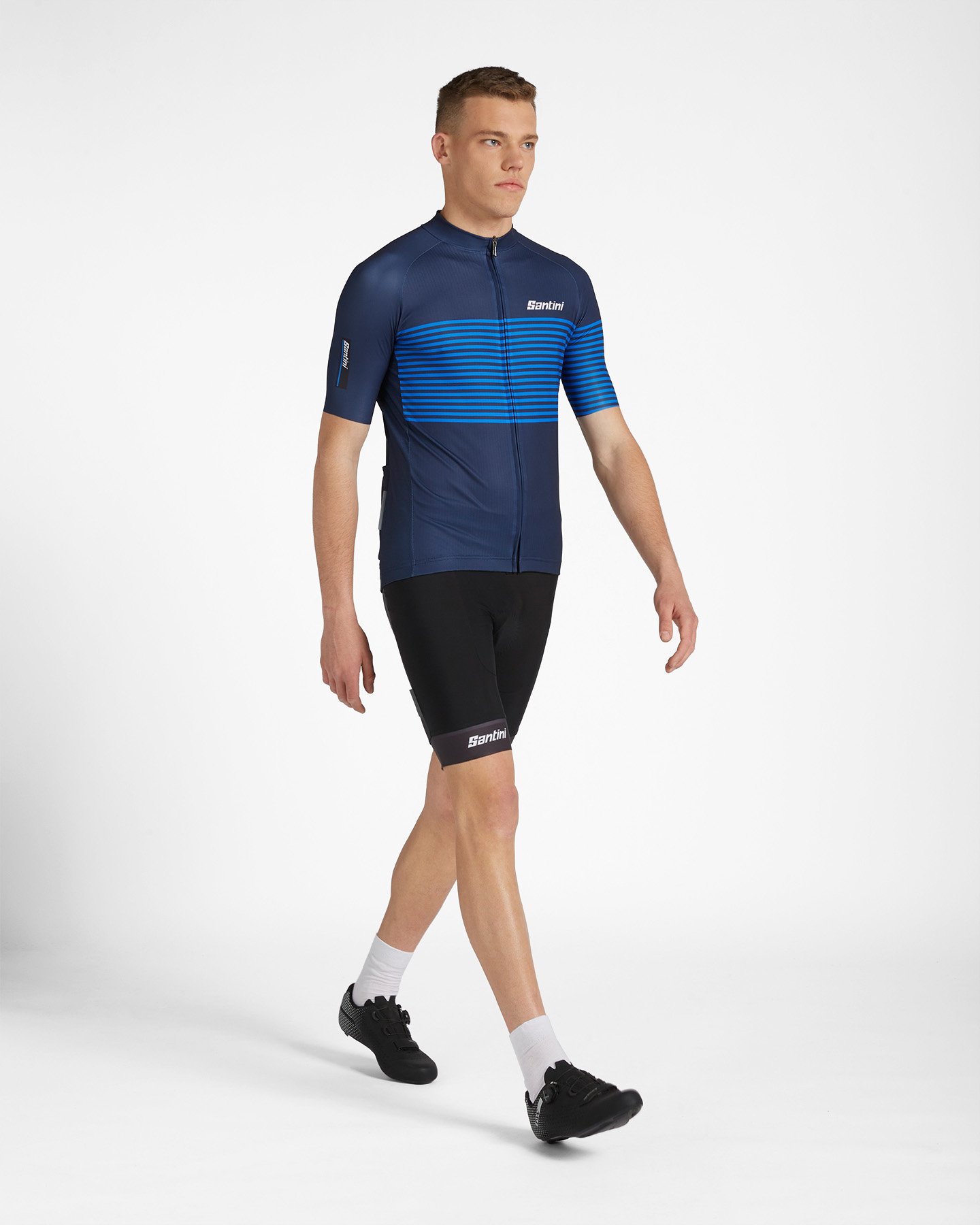 Maglia ciclismo SANTINI RACING KARMAEVO M - Blu - 3 | Cisalfa Sport