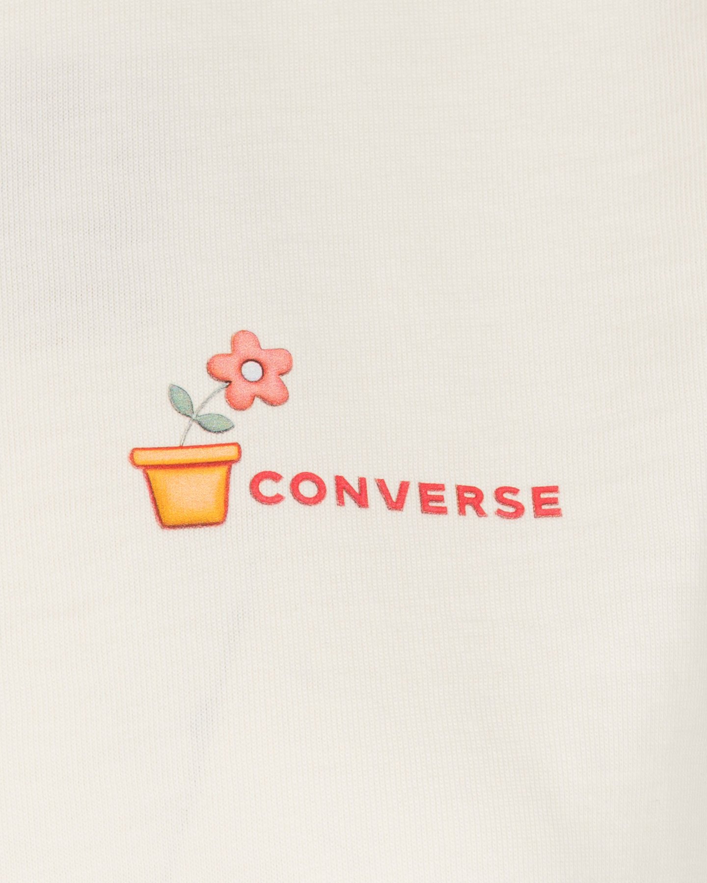 T-shirt CONVERSE FLOWER BACK W - Bianco - 2 | Cisalfa Sport