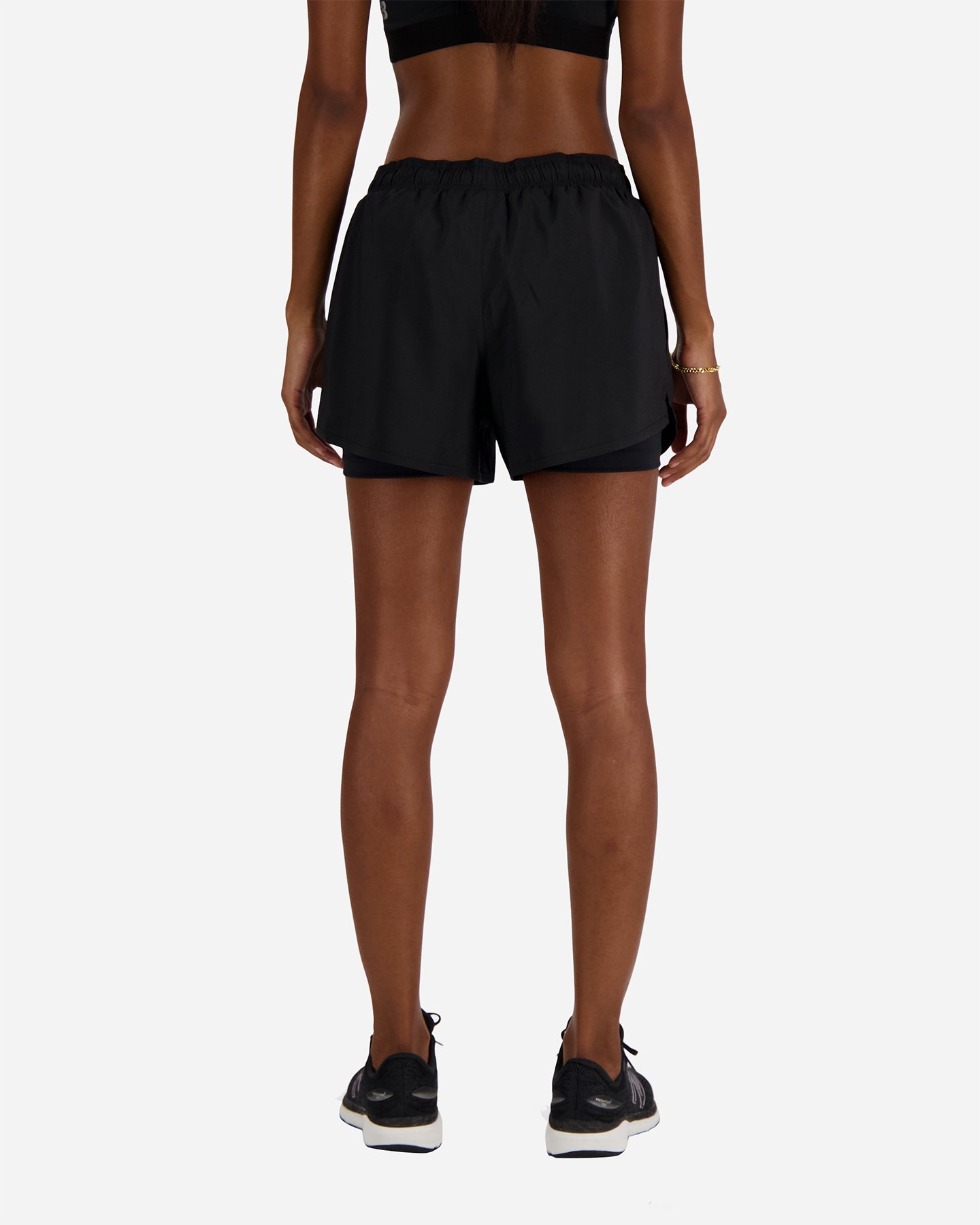 Short running NEW BALANCE SPORT ESSENTIAL 2IN1 W - Nero - 2 | Cisalfa Sport