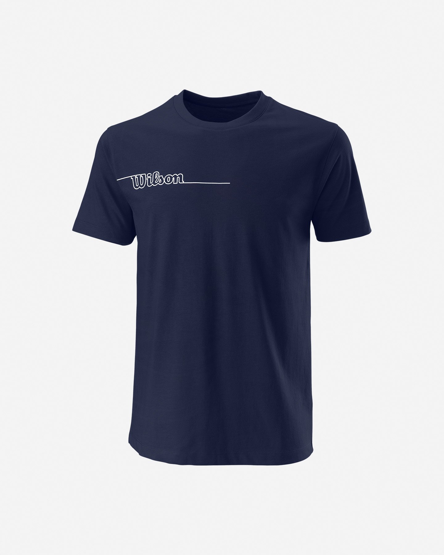 T-shirt tennis WILSON TEAM II TECH M - Blu Navy - 0 | Cisalfa Sport