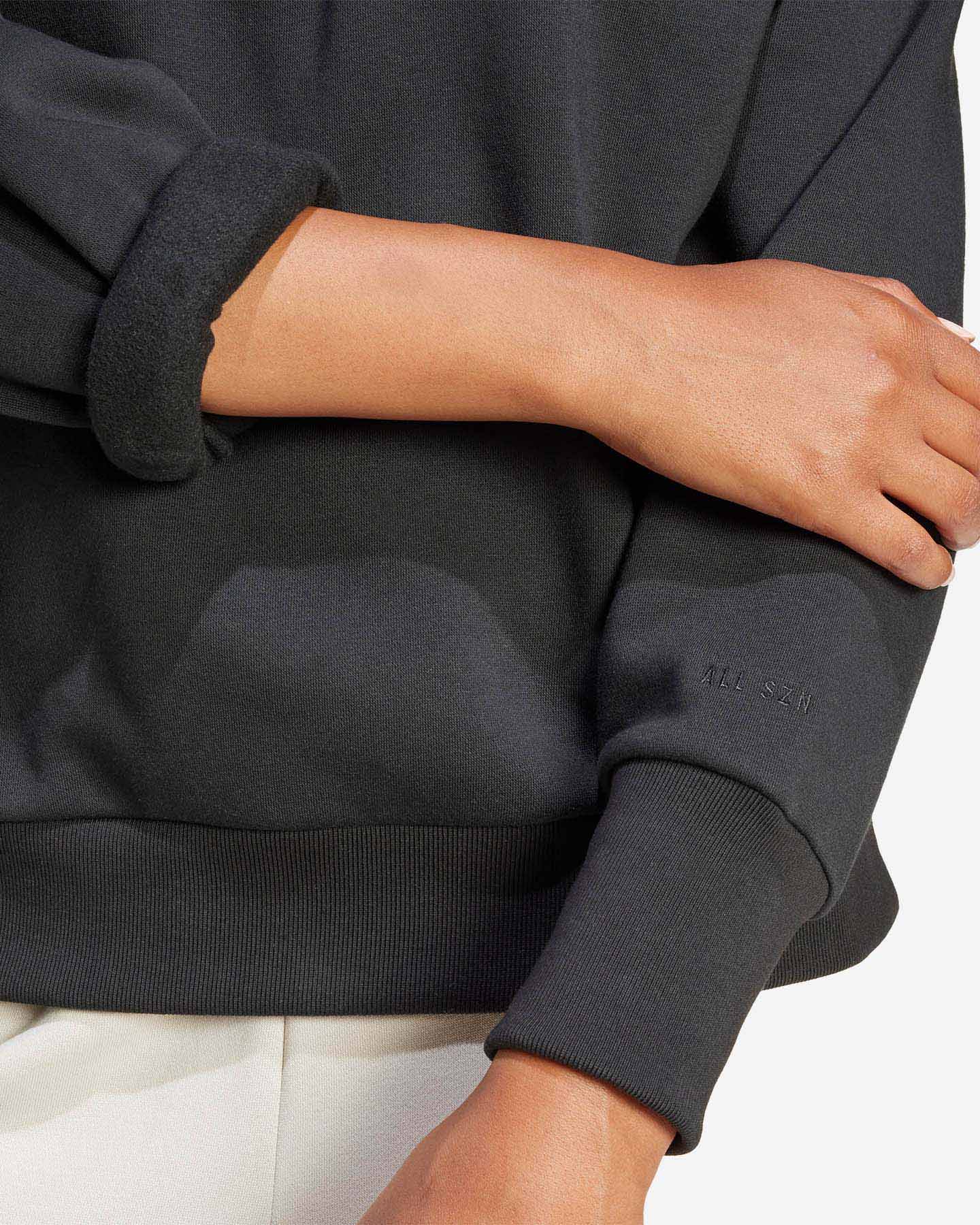 Felpa ADIDAS ALL SZN W - Nero - 4 | Cisalfa Sport