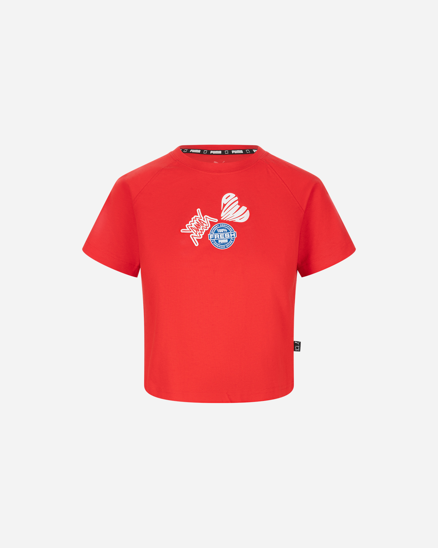 T-shirt PUMA CROP W - Rosso - 0 | Cisalfa Sport